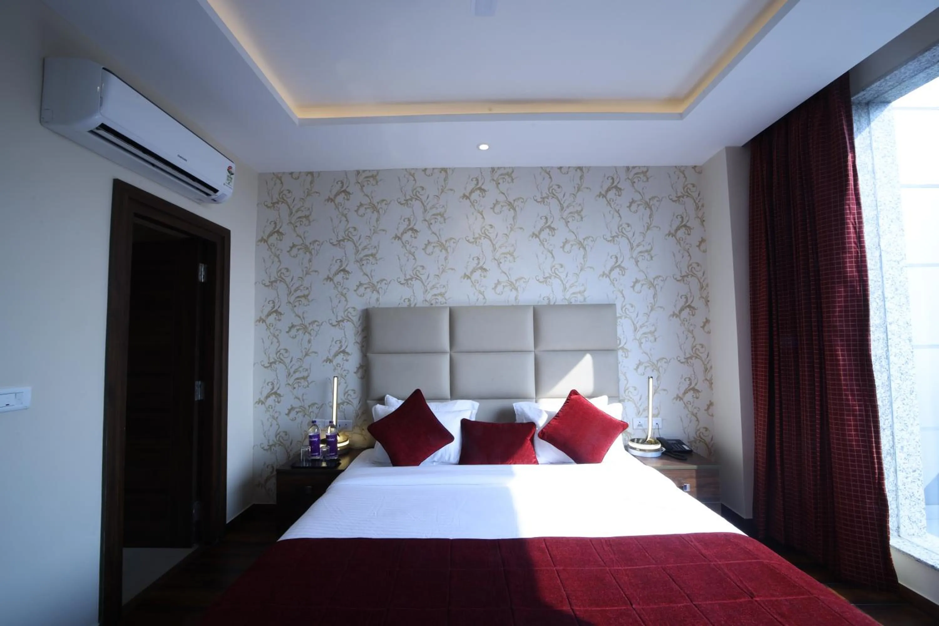 Bedroom, Bed in Hotel The Vilana A Unit of JG Developers Rishikesh