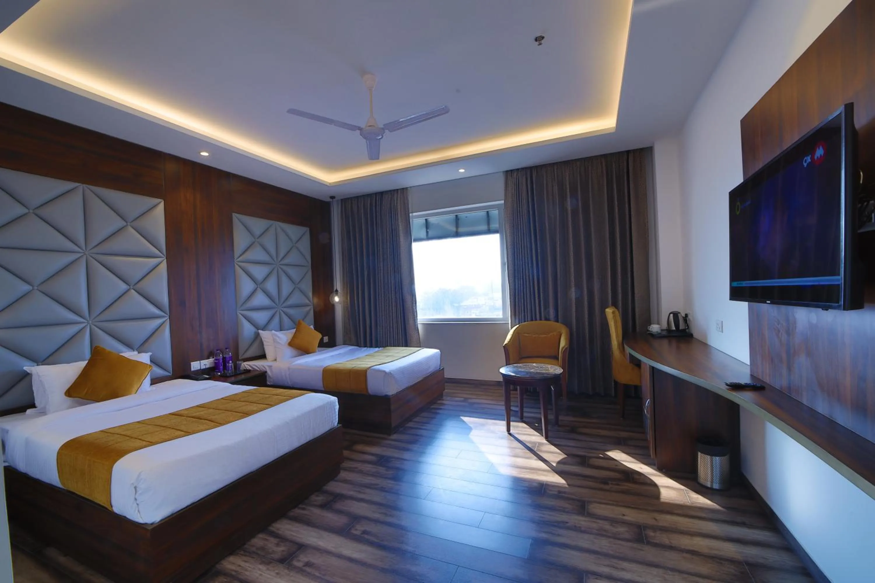 Bedroom, Bed in Hotel The Vilana A Unit of JG Developers Rishikesh