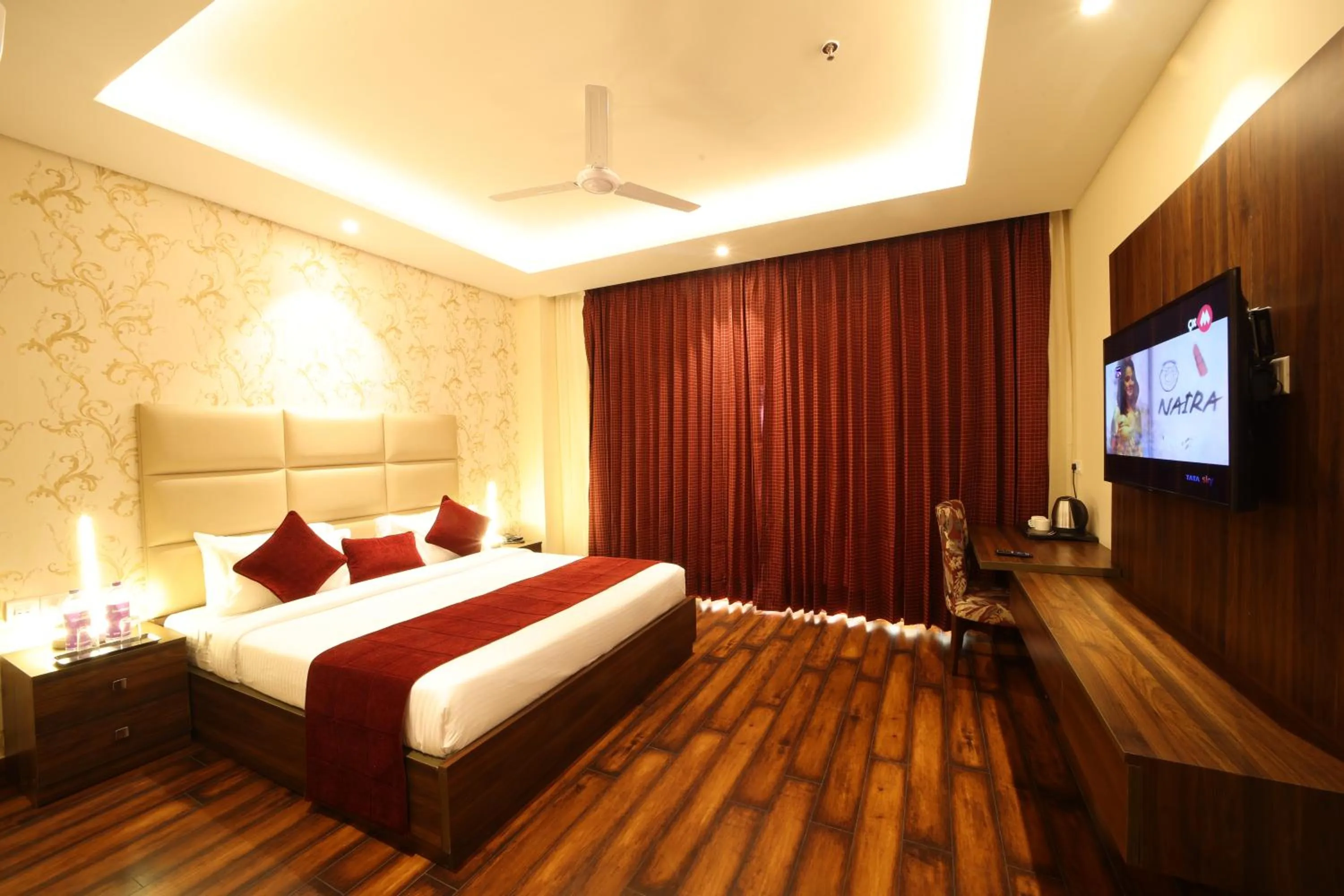 TV and multimedia, Bed in Hotel The Vilana A Unit of JG Developers Rishikesh