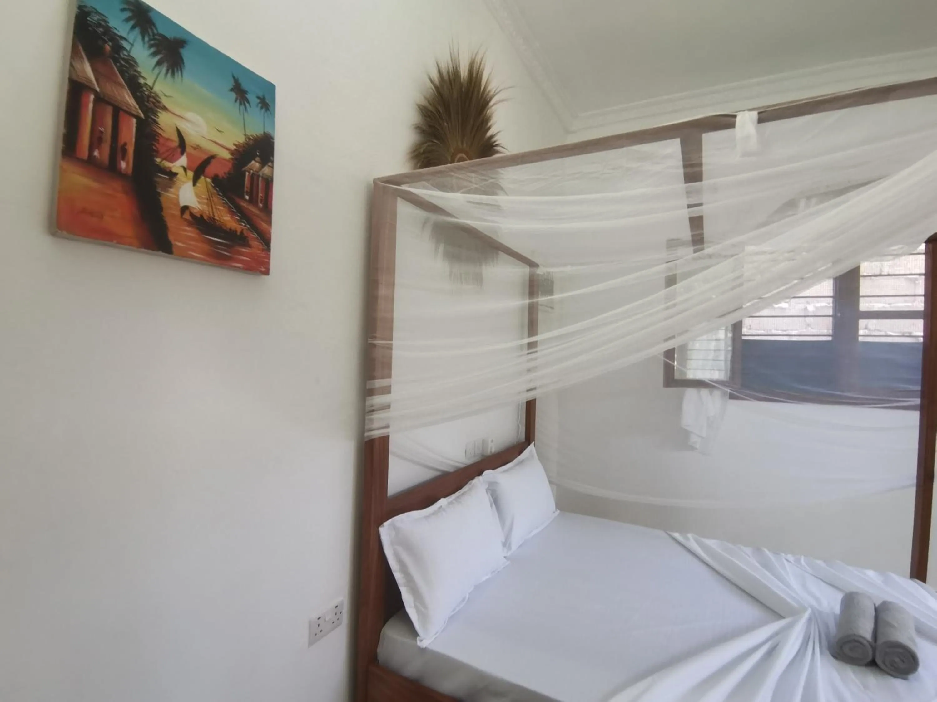 Bed in Savi House Nungwi