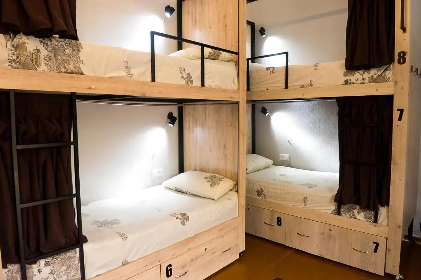 Bed in 8-Bed Dormitory Room in Old Radio hostel Bed in 8-Bed Dormitory Room in Old Radio hostel