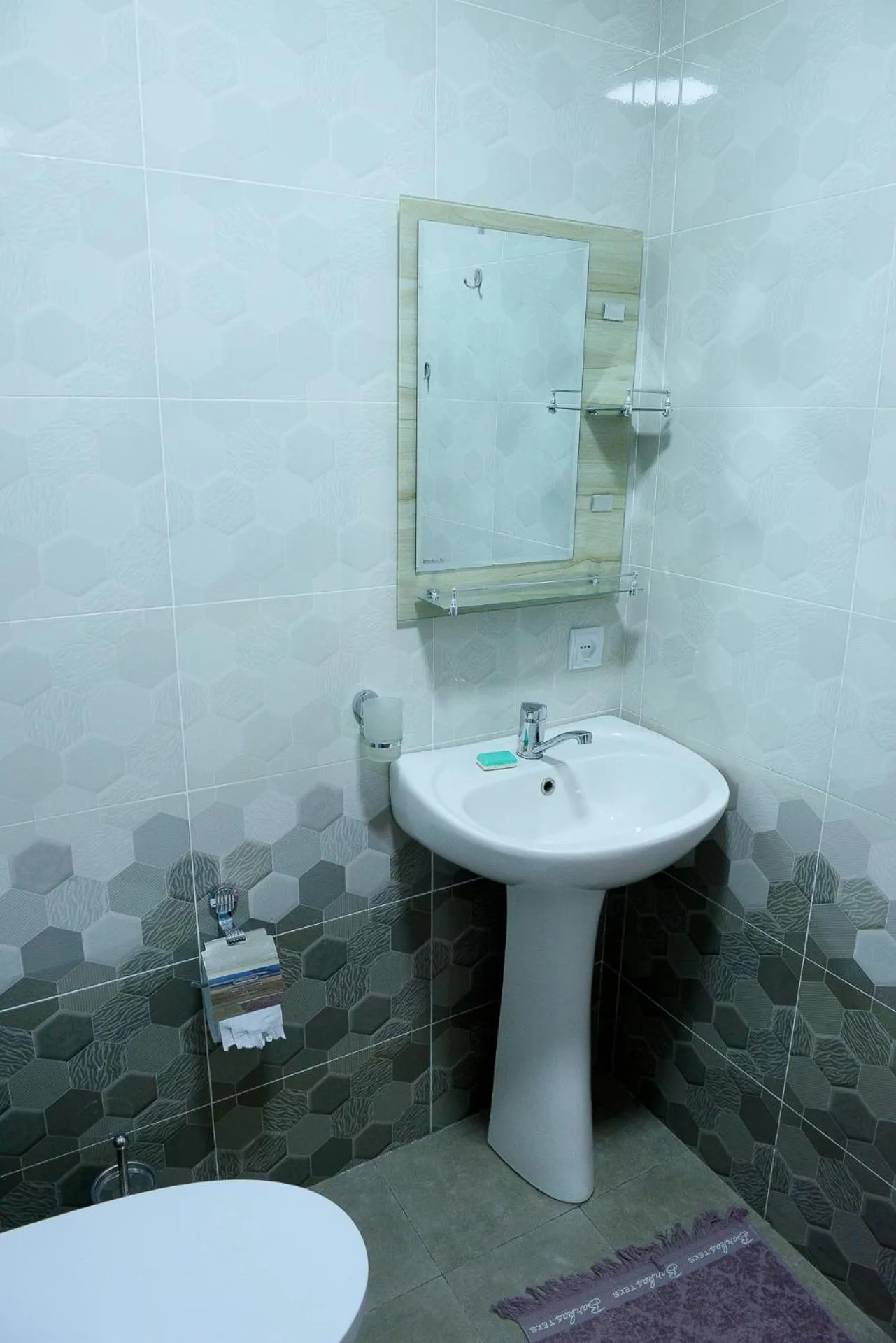 Shower in Old Radio hostel