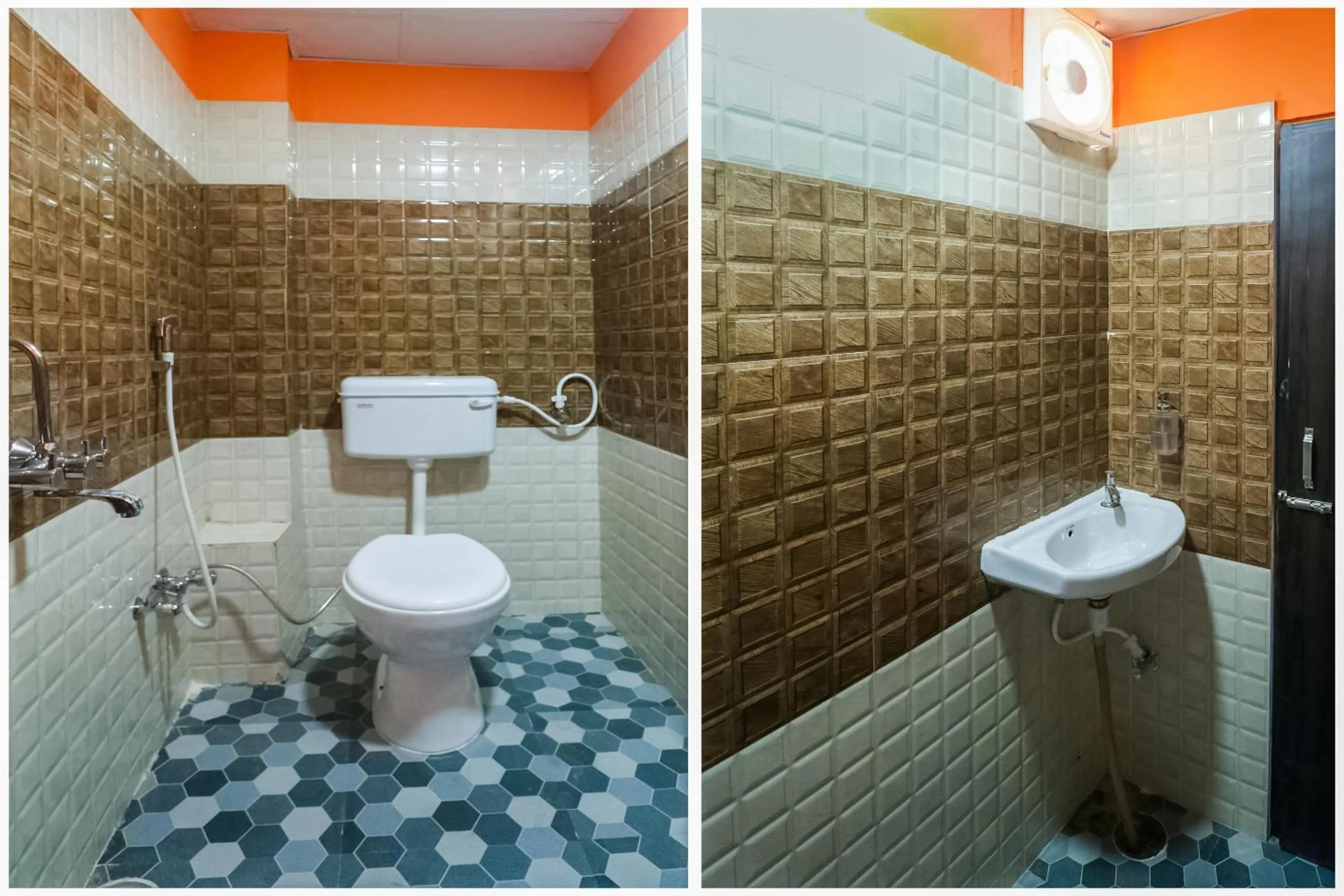 Bathroom in Hotel O by OYO R.K. INN