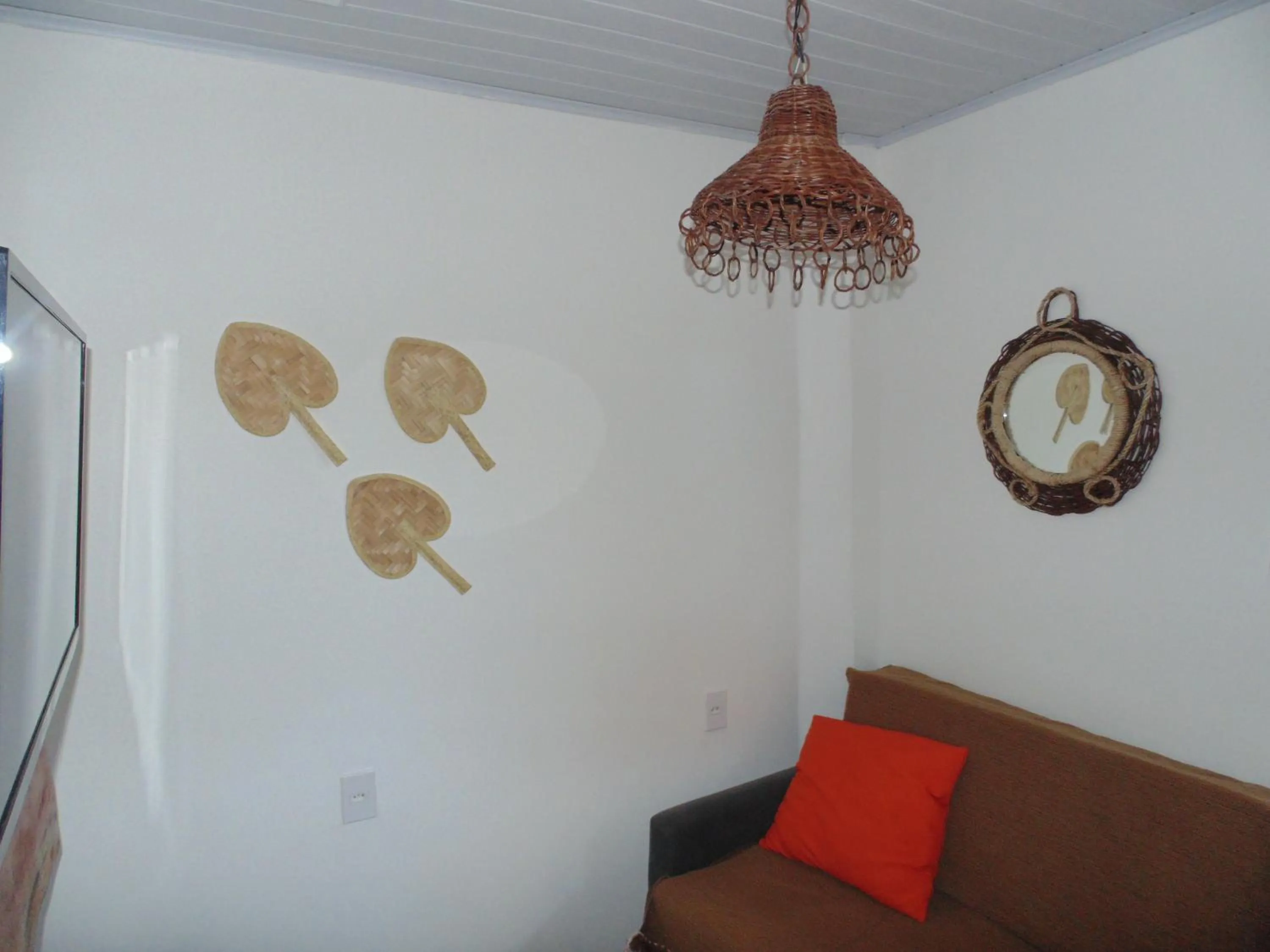 Living room in Chalé Palhano Beach