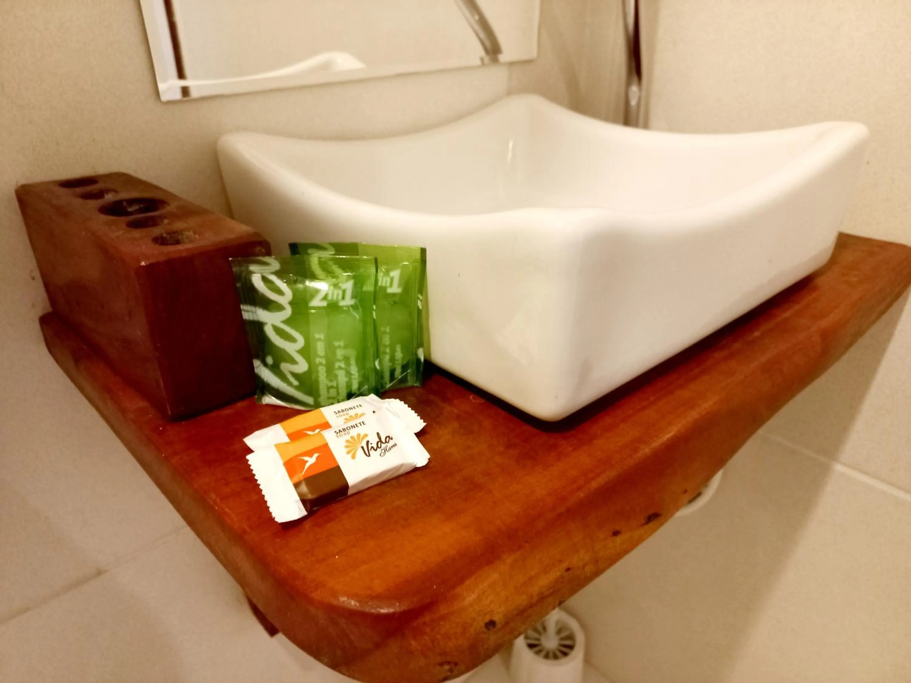 Bathroom in Chalé Palhano Beach