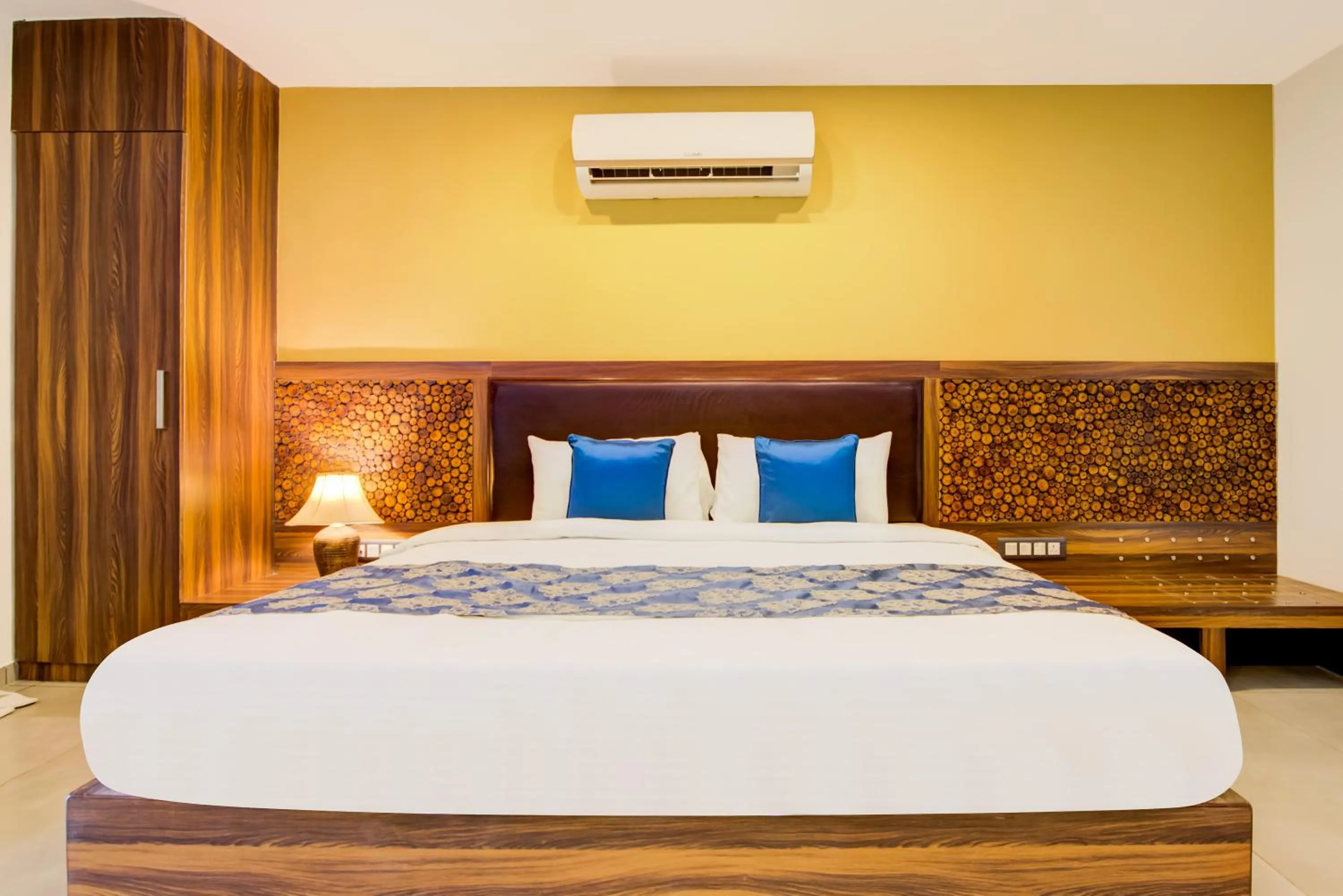 Bed in Club Mahindra Netrang