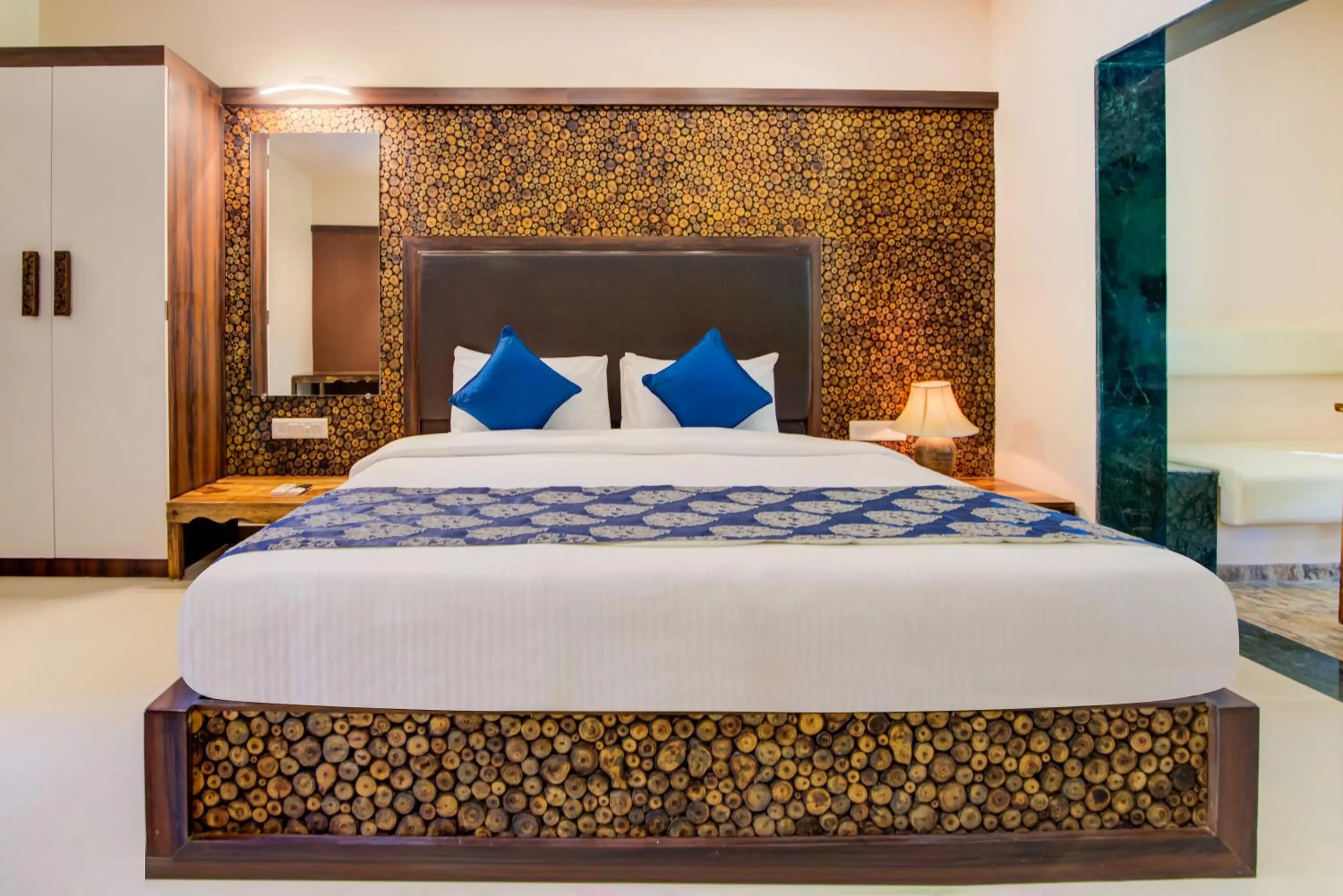 Bed in Club Mahindra Netrang