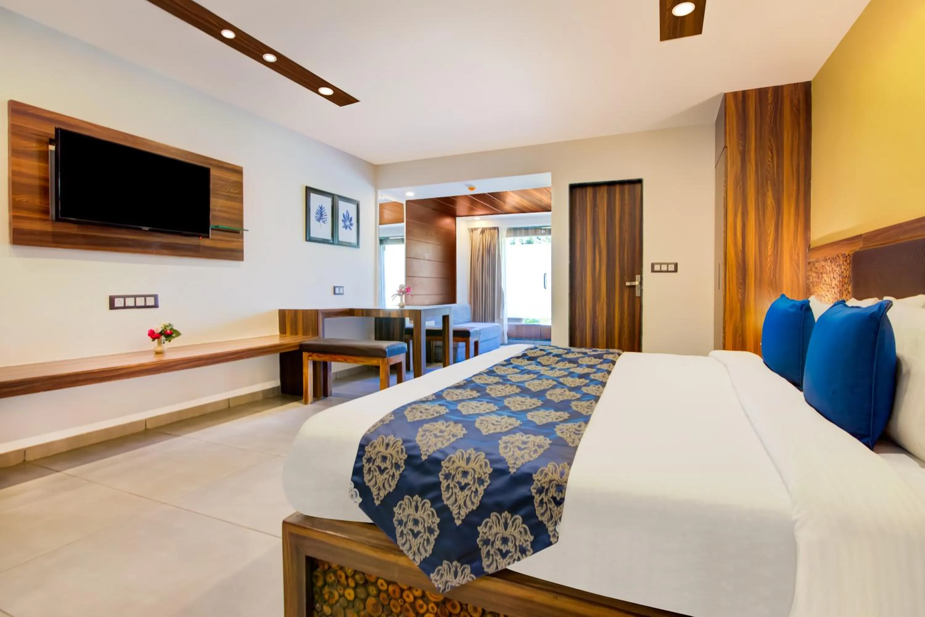 Bed in Club Mahindra Netrang