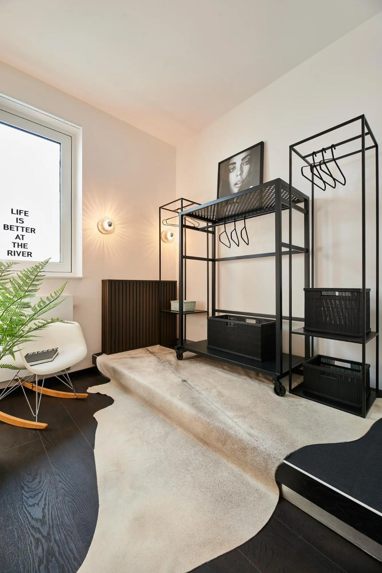 wardrobe, Bed in Nena Hotel Bremen