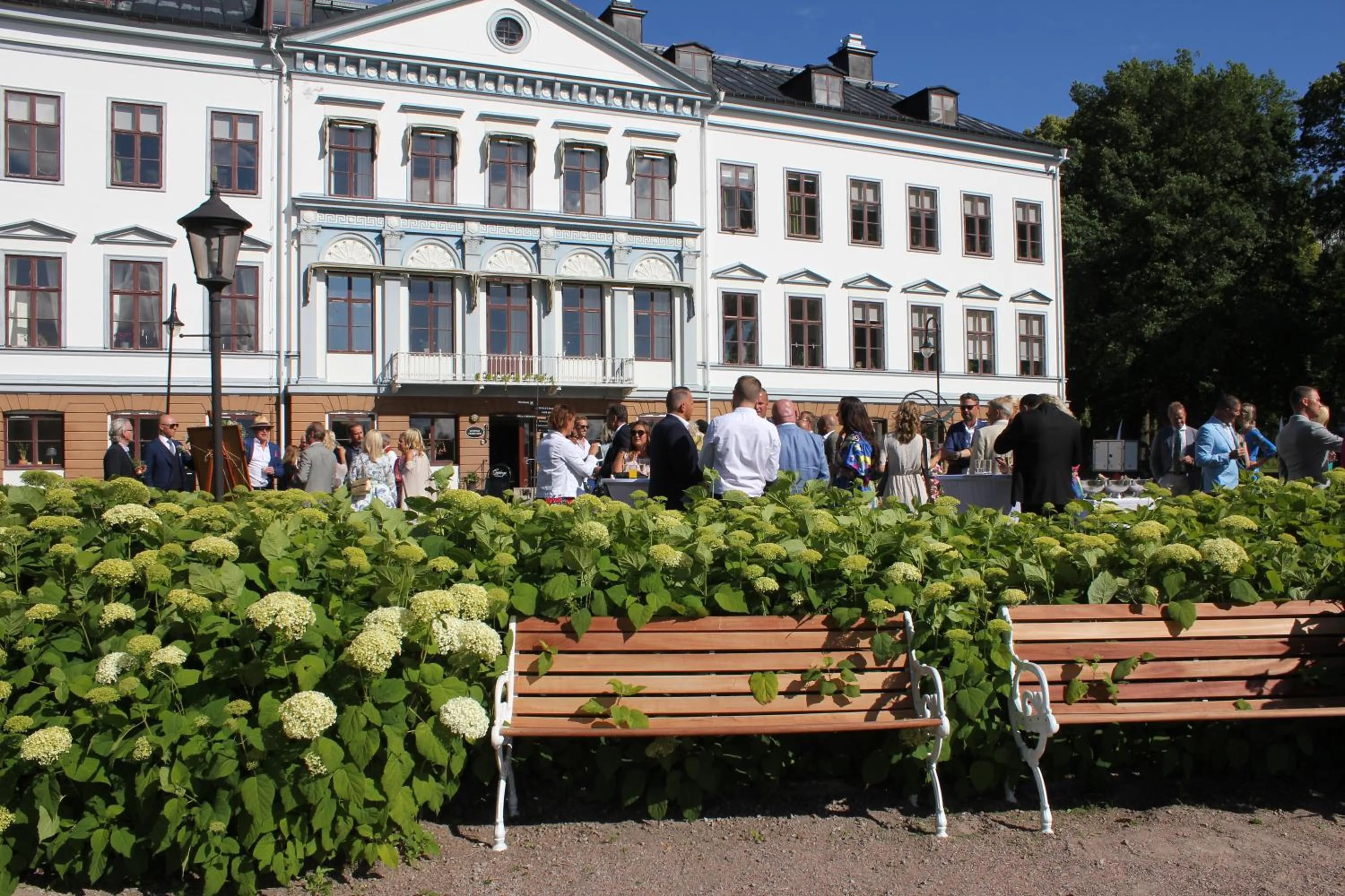 Garden in Gysinge Herrgård