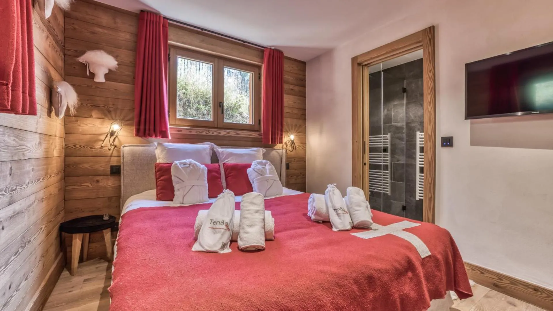 Bed in Chalet Hupa