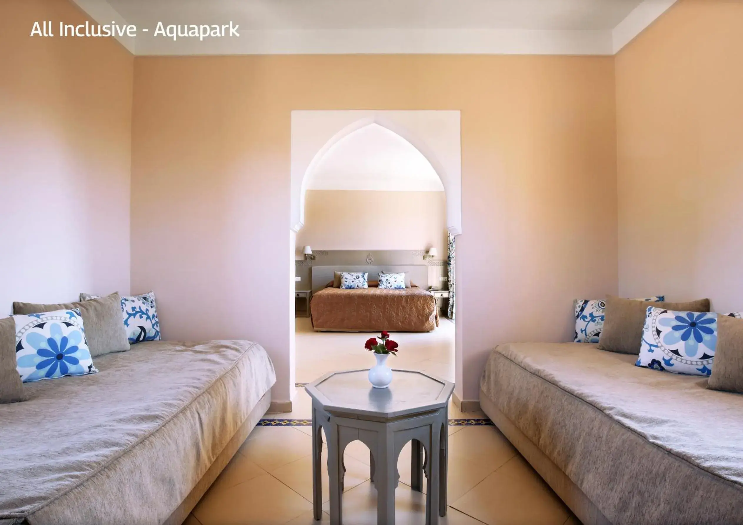 Living room, Bed in Valeria Madina Club - All Inclusive Living room, Bed in Valeria Madina Club - All Inclusive