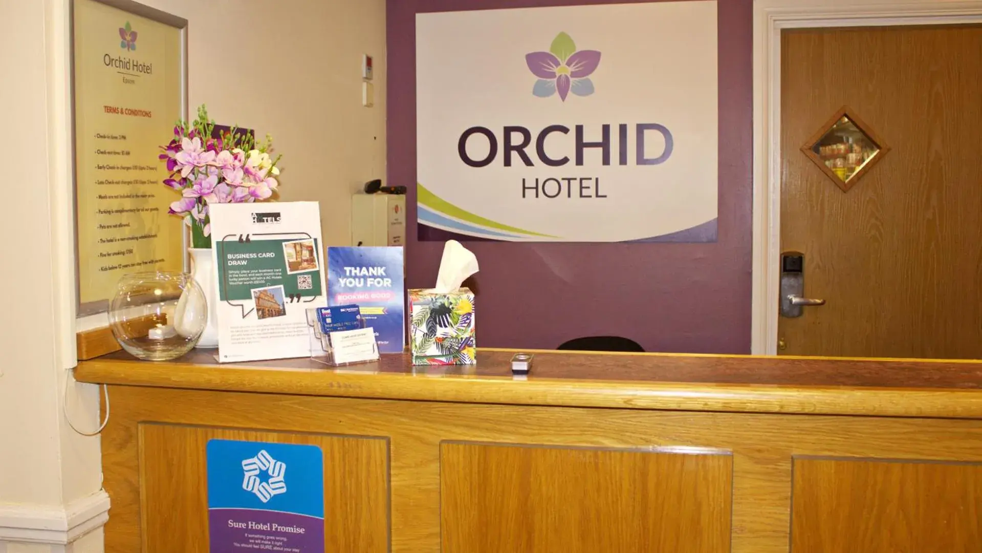 Lobby or reception in Orchid Epsom; Sure Hotel Collection by Best Western Lobby or reception in Orchid Epsom; Sure Hotel Collection by Best Western