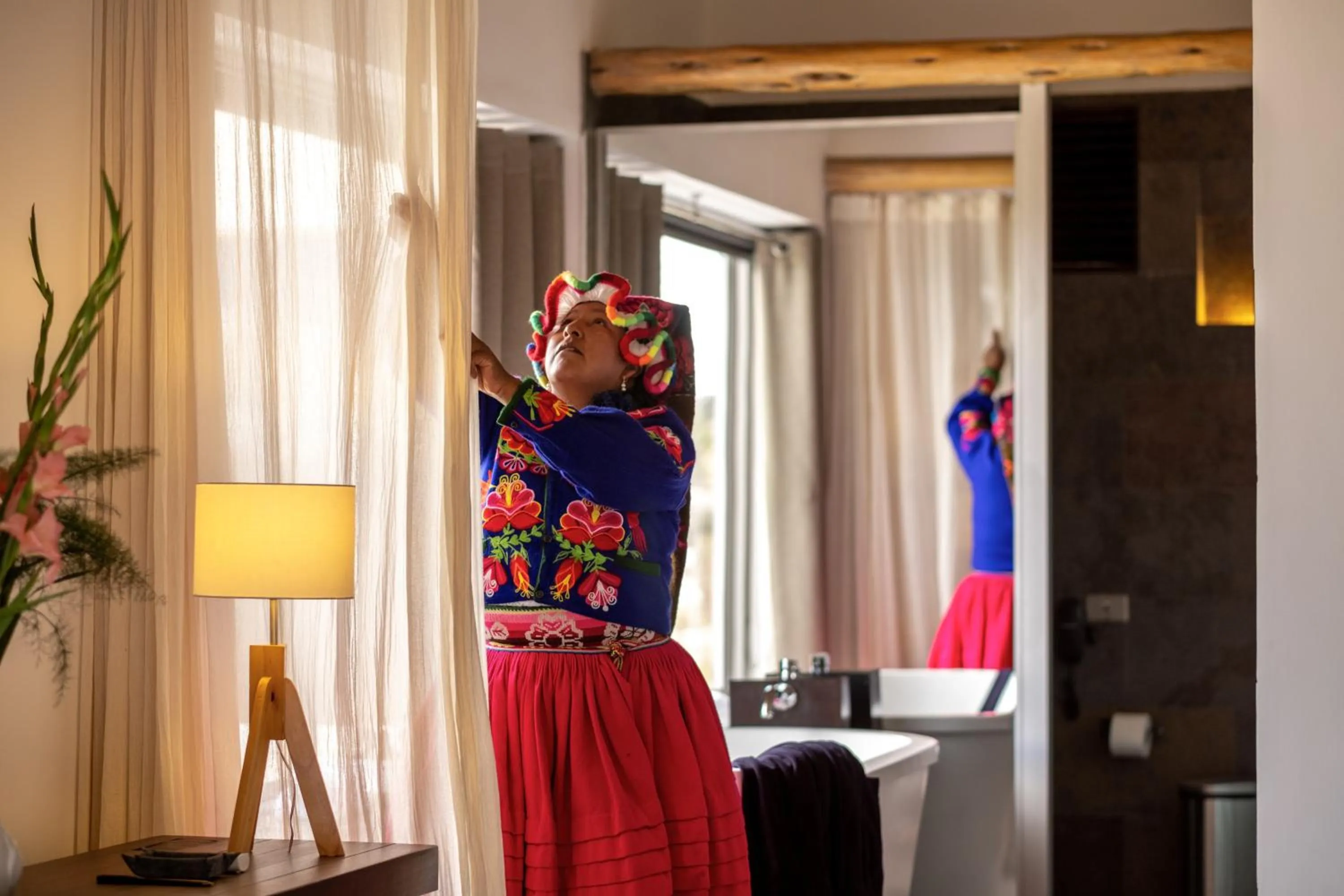 room service in Titilaka by Andean