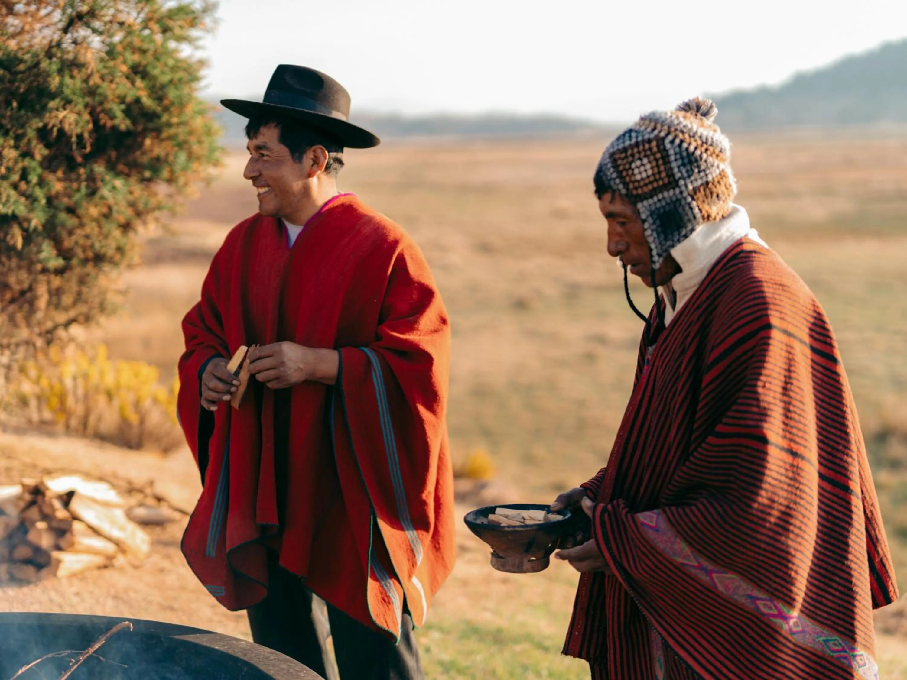 People in Titilaka by Andean
