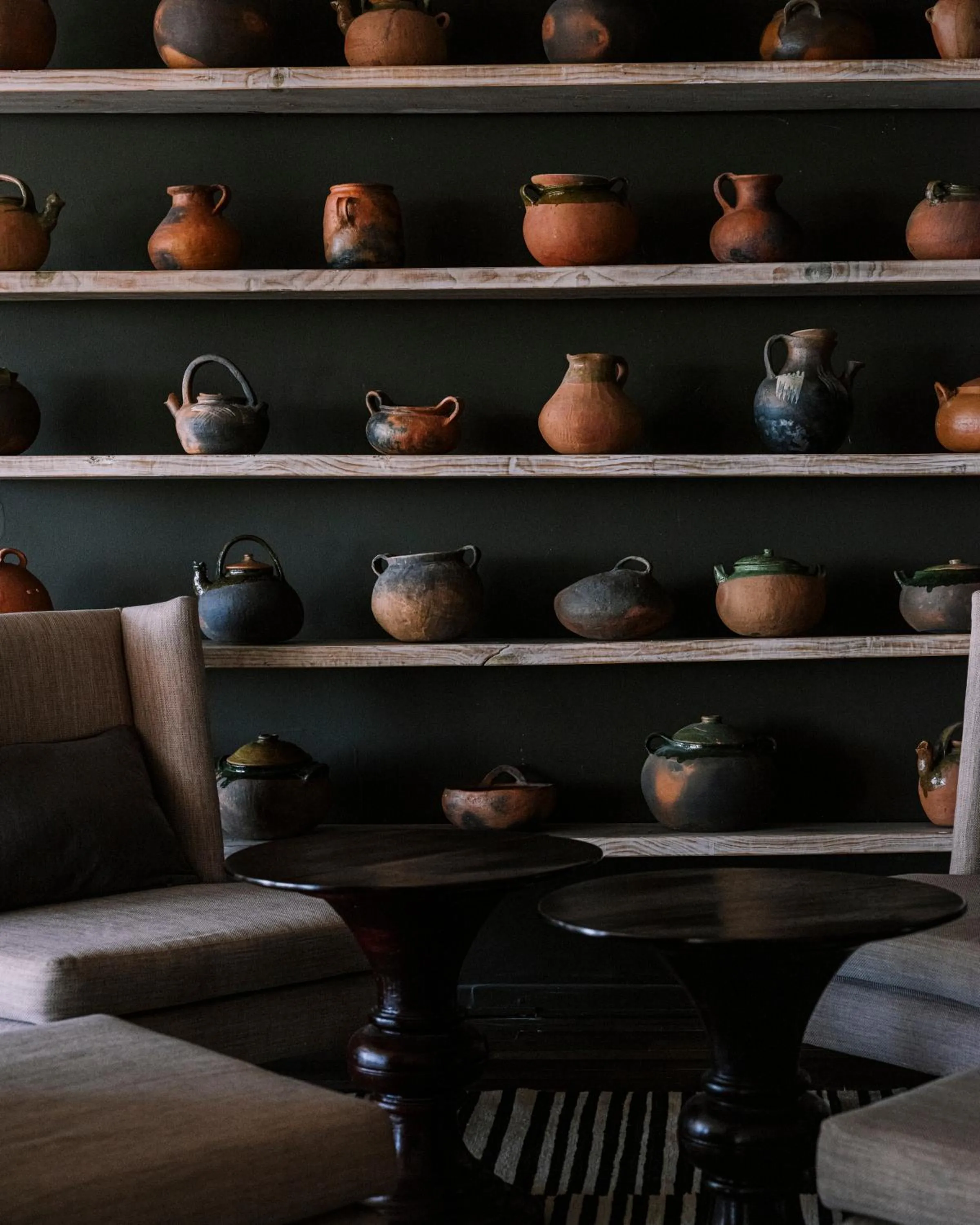 Living room in Titilaka by Andean