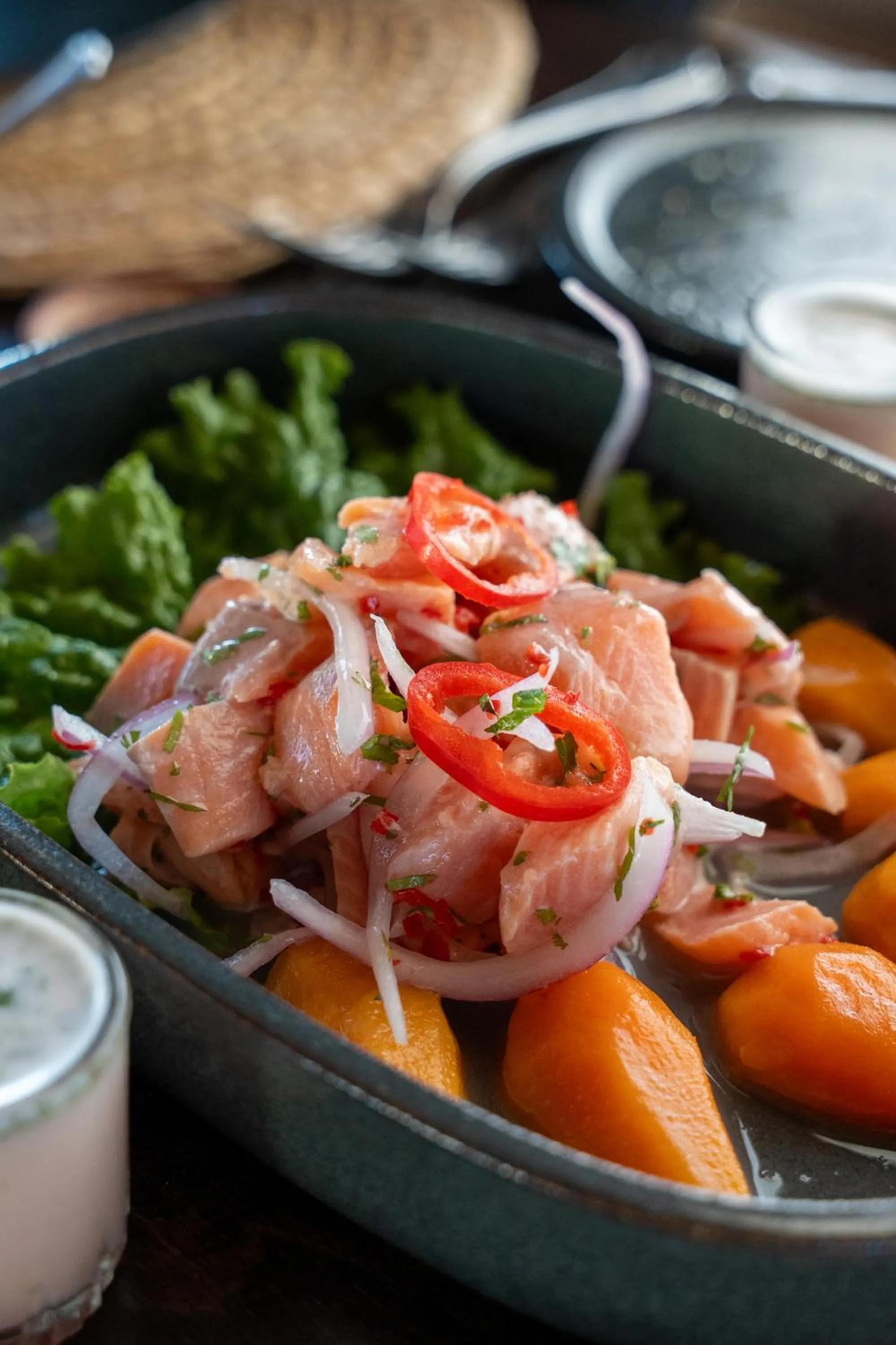 Food and drinks in Titilaka by Andean