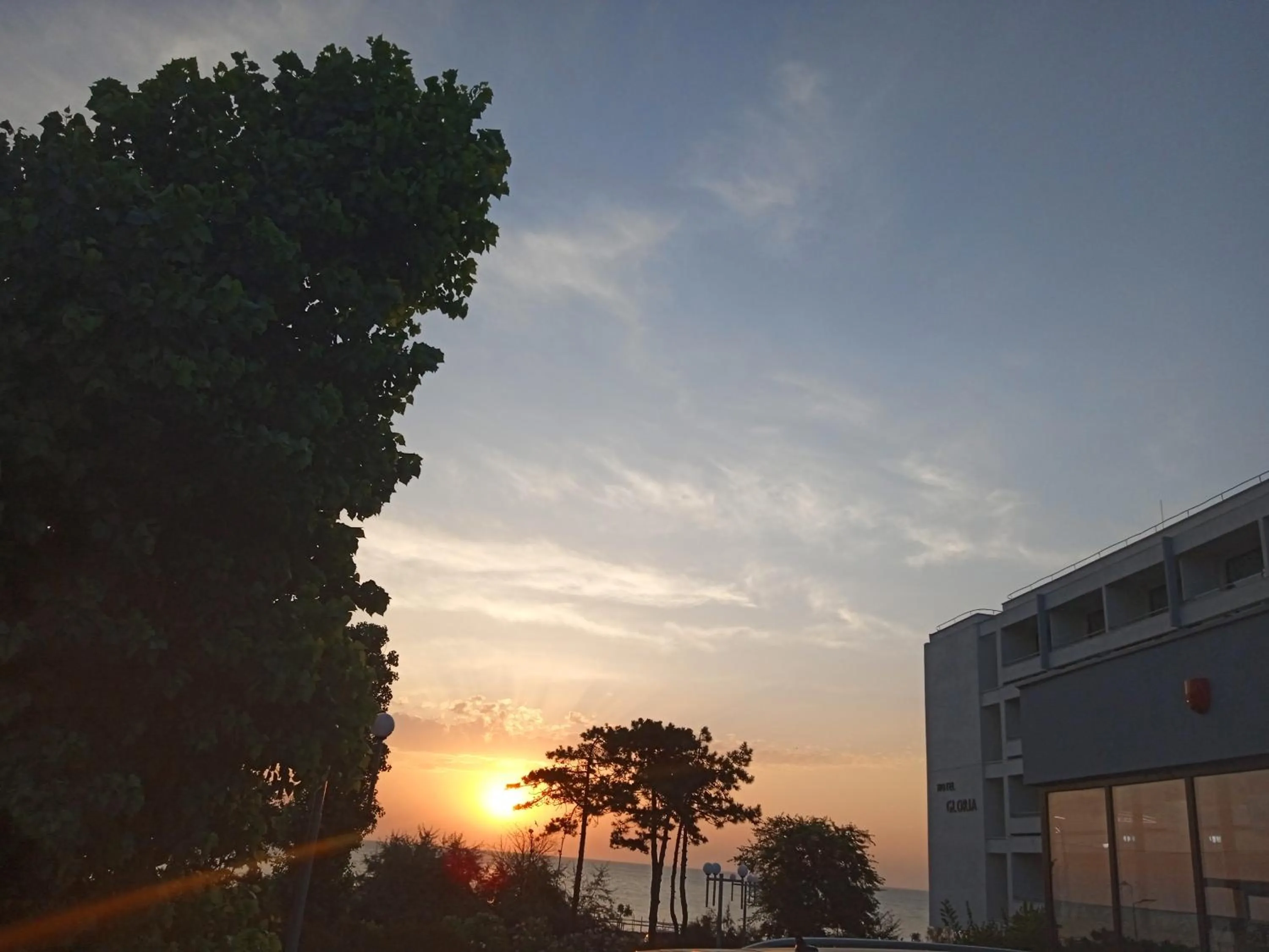Sunset in Hotel Gloria