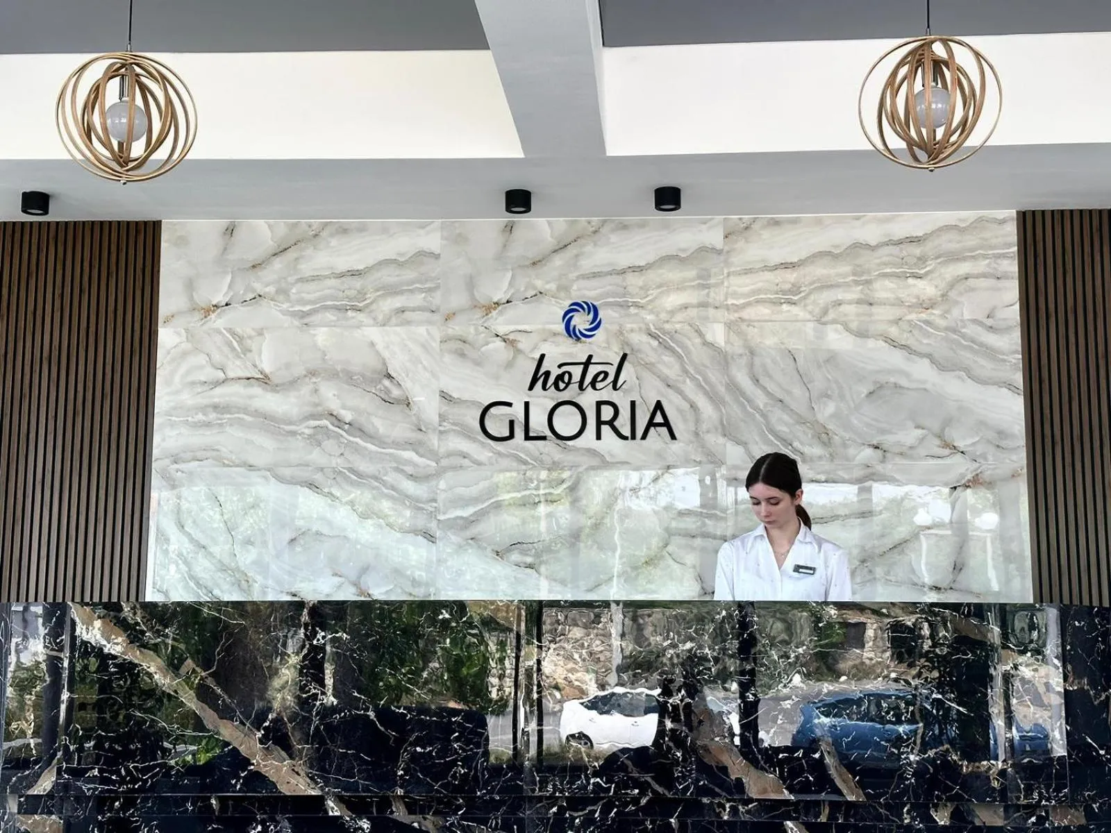Logo/Certificate/Sign in Hotel Gloria