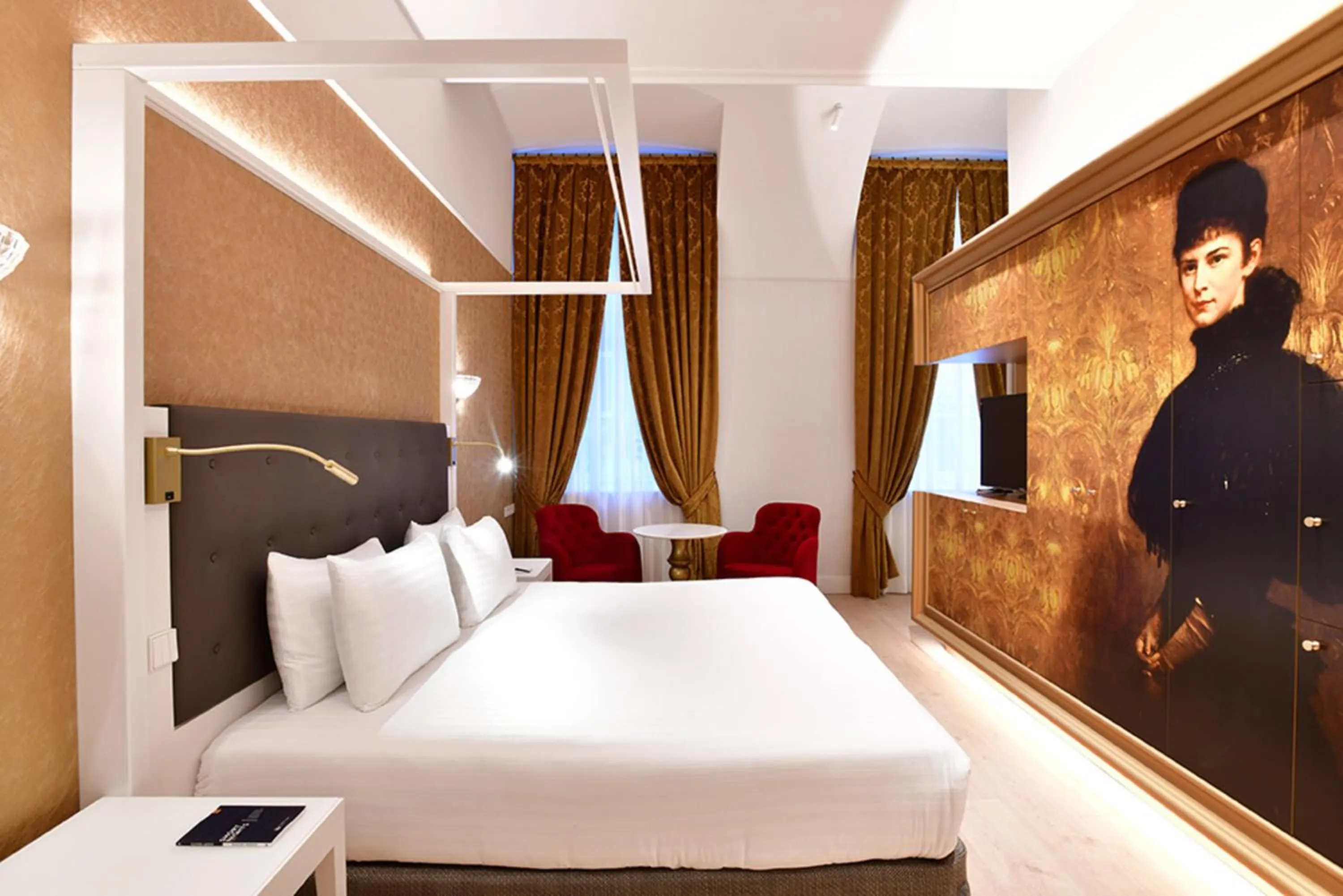 Bedroom, Bed in Áurea Ana Palace by Eurostars Hotel Company