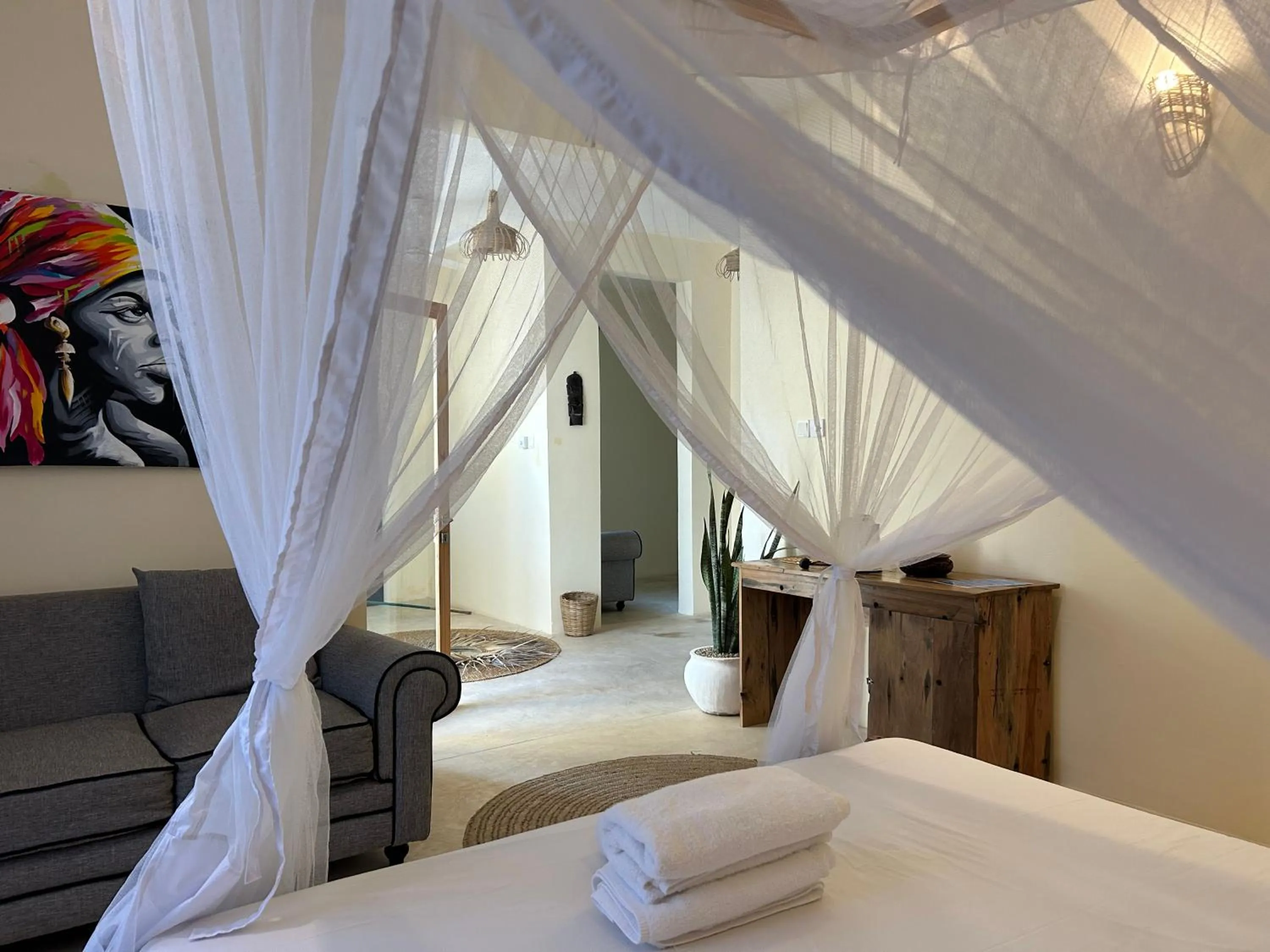 Bed in Zanzibar Tropical Sunset Boutique Hotel - Adults Only