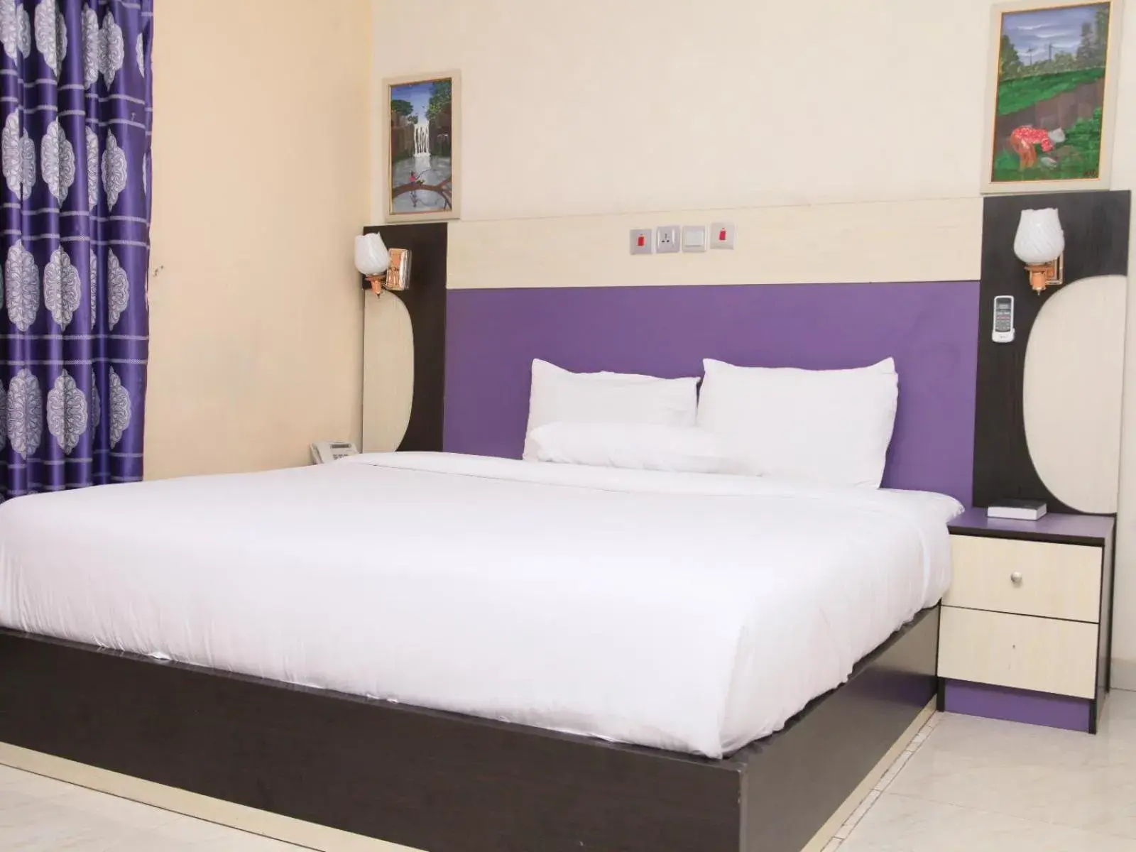 Bed in Nera Hotels Bed in Nera Hotels