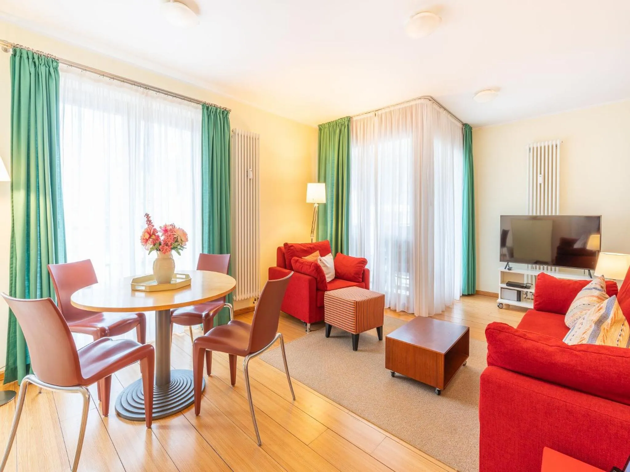 Kaiservillen Heringsdorf - Ferienwohnung mit 1 Schlafzimmer und Balkon D121