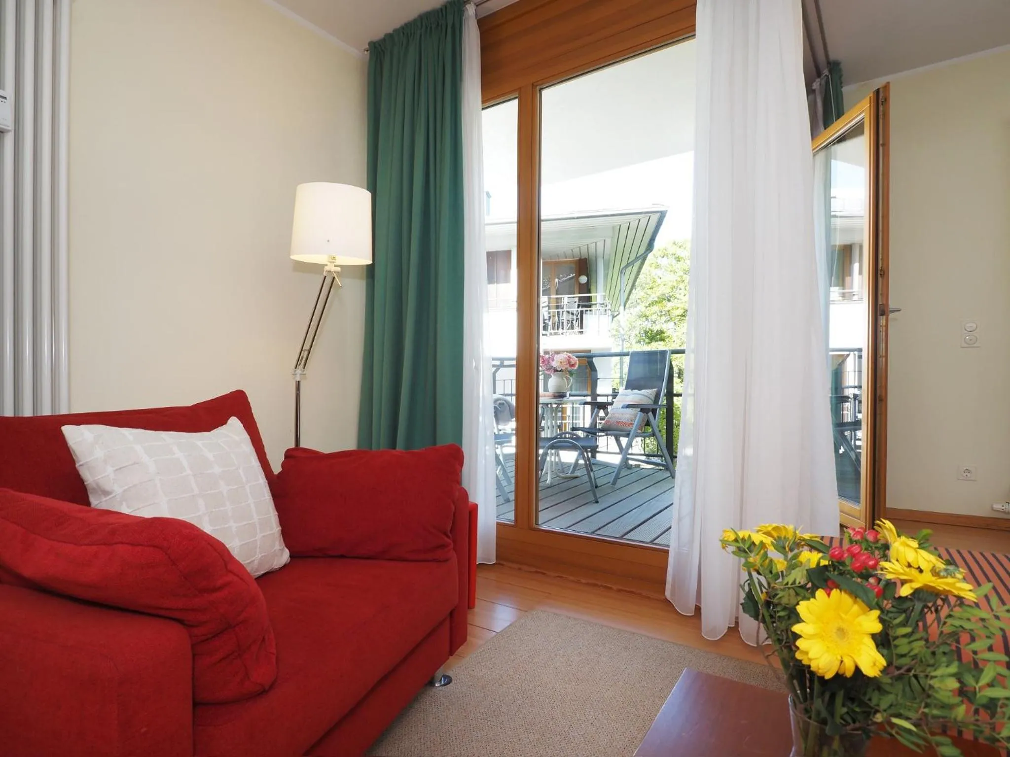 Kaiservillen Heringsdorf - Ferienwohnung mit 1 Schlafzimmer und Balkon D121