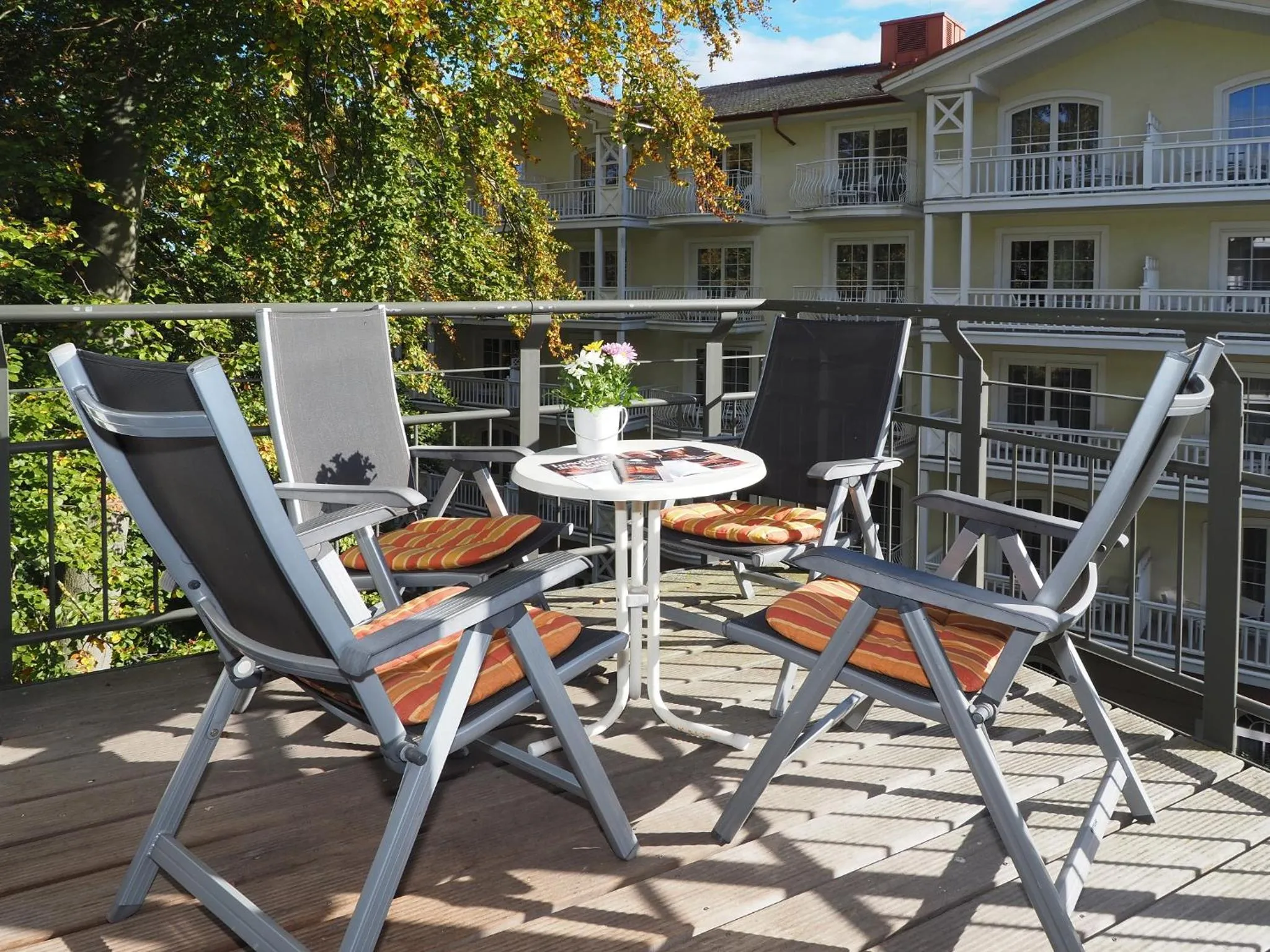 Balcony/Terrace in Kaiservillen Heringsdorf - Ferienwohnung mit 1 Schlafzimmer und Balkon D122