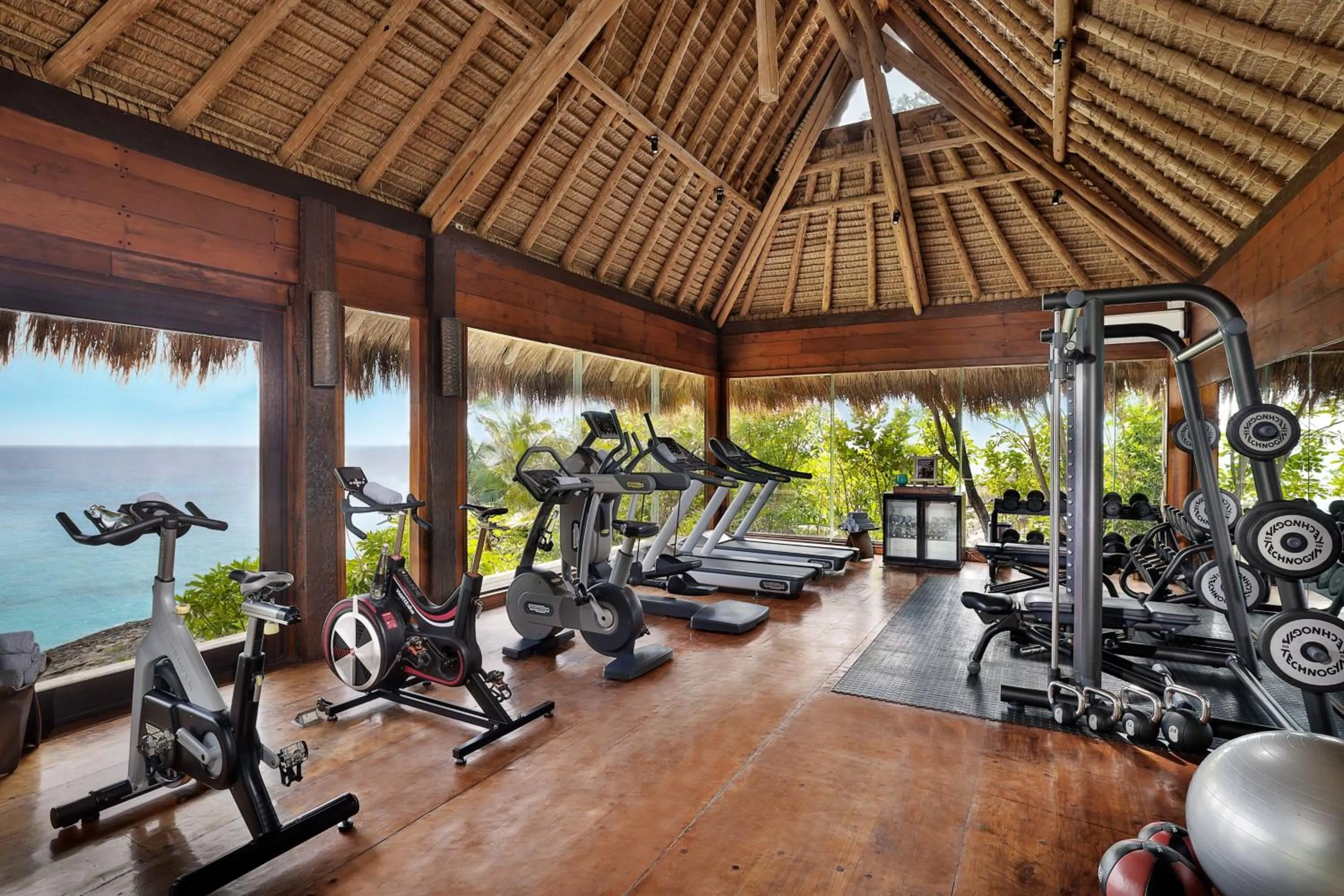 Fitness centre/facilities in North Island, a Luxury Collection Resort, Seychelles
