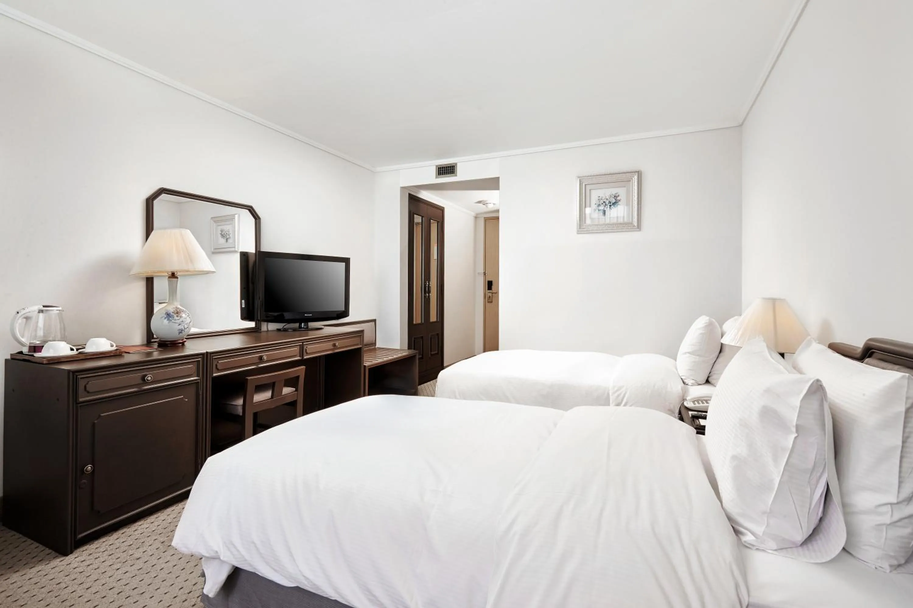 Bed in Hotel President