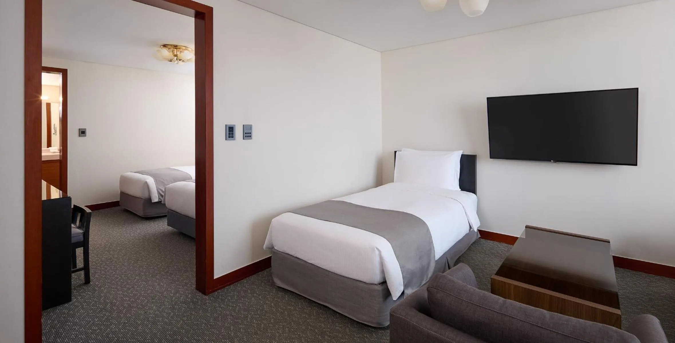 Decorative detail, Bed in Hotel President