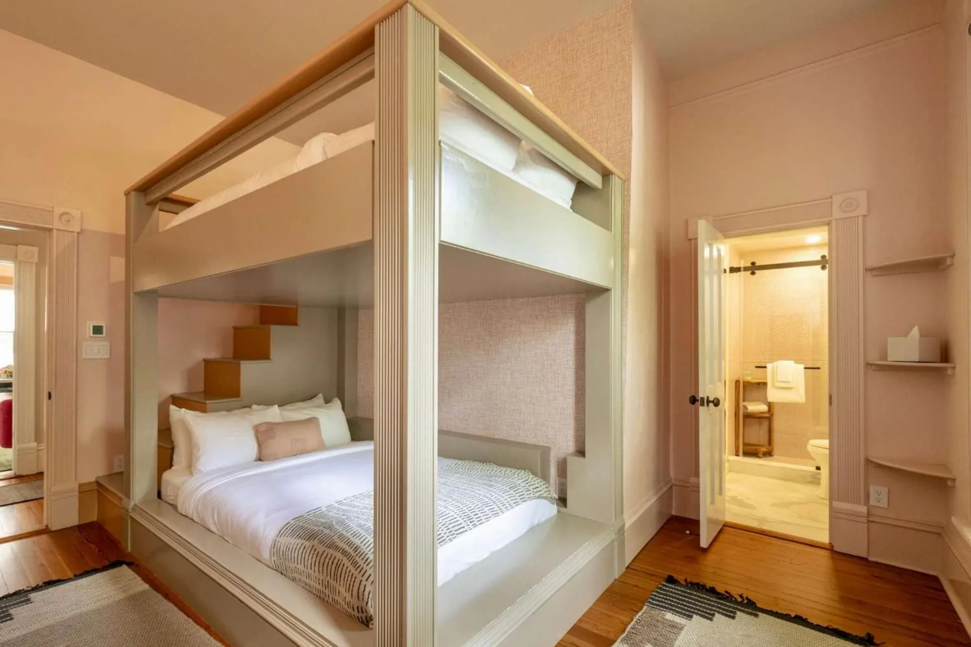 Bed in Bunk Room at the Grand Maloney