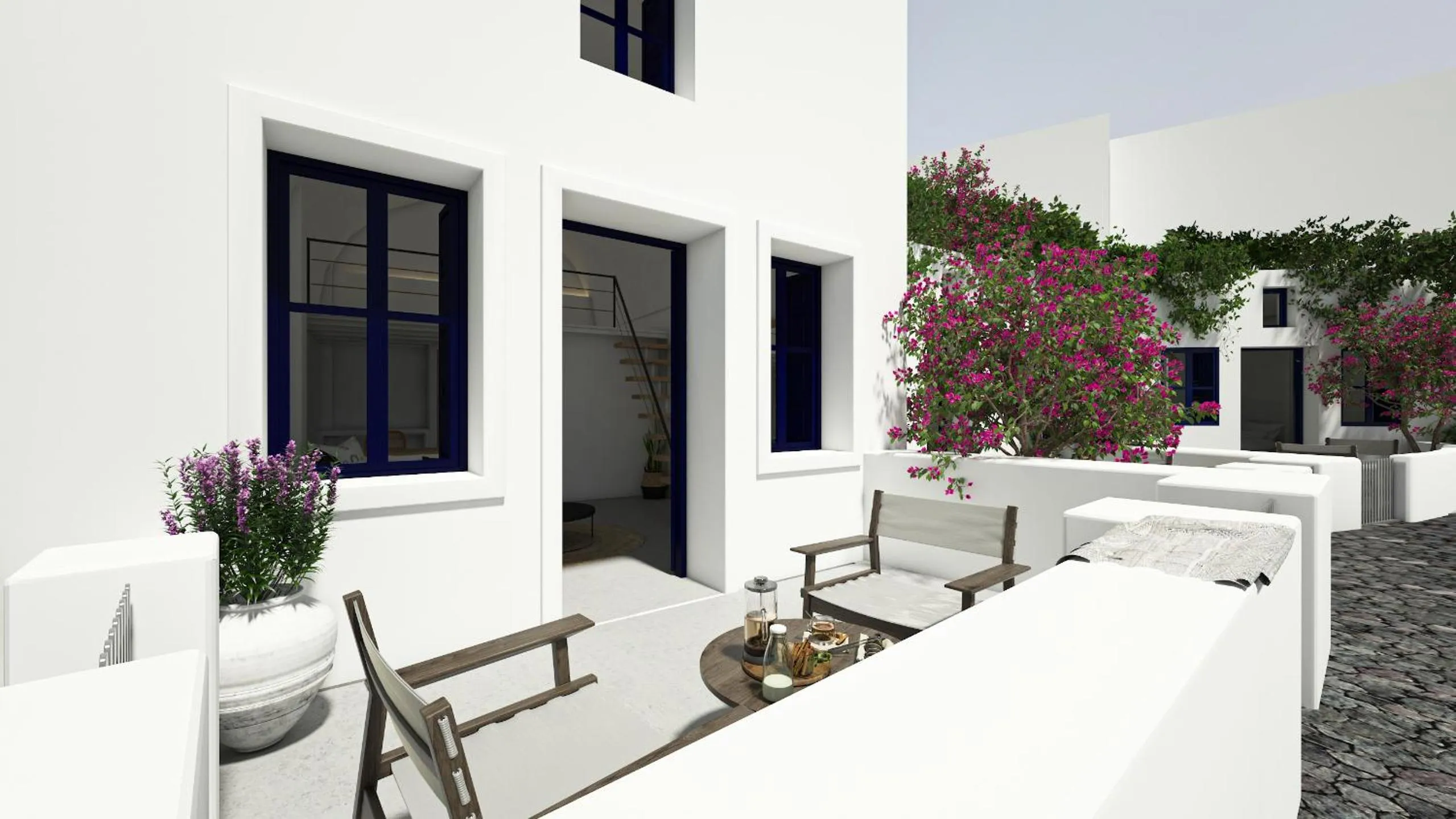 Balcony/Terrace in Oia Memories Suites