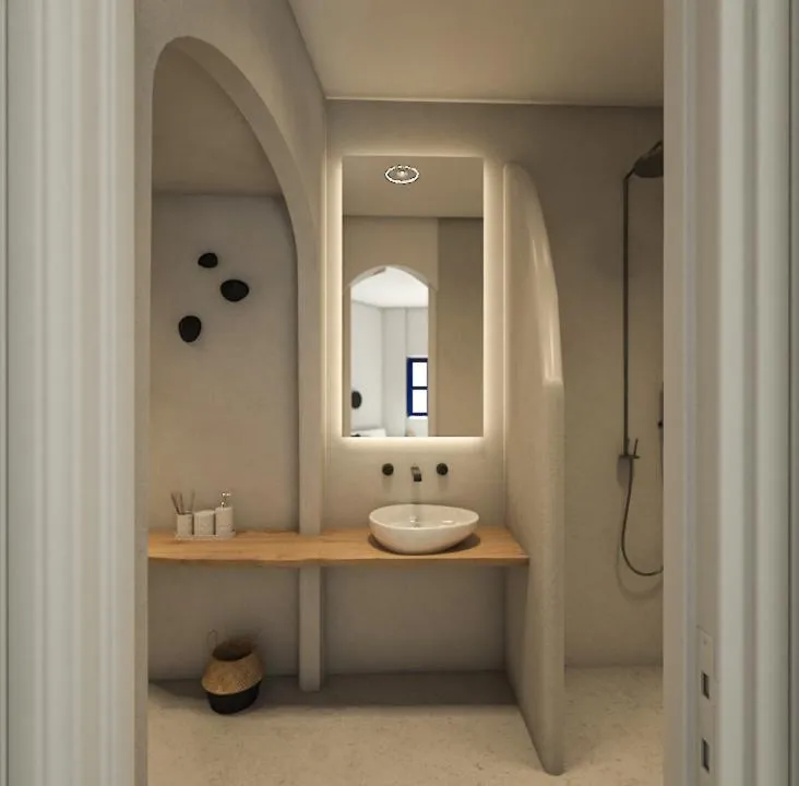Bathroom in Oia Memories Suites