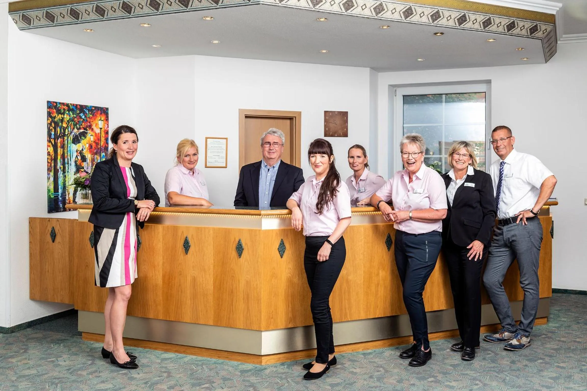 Lobby or reception in Landhotel Behre