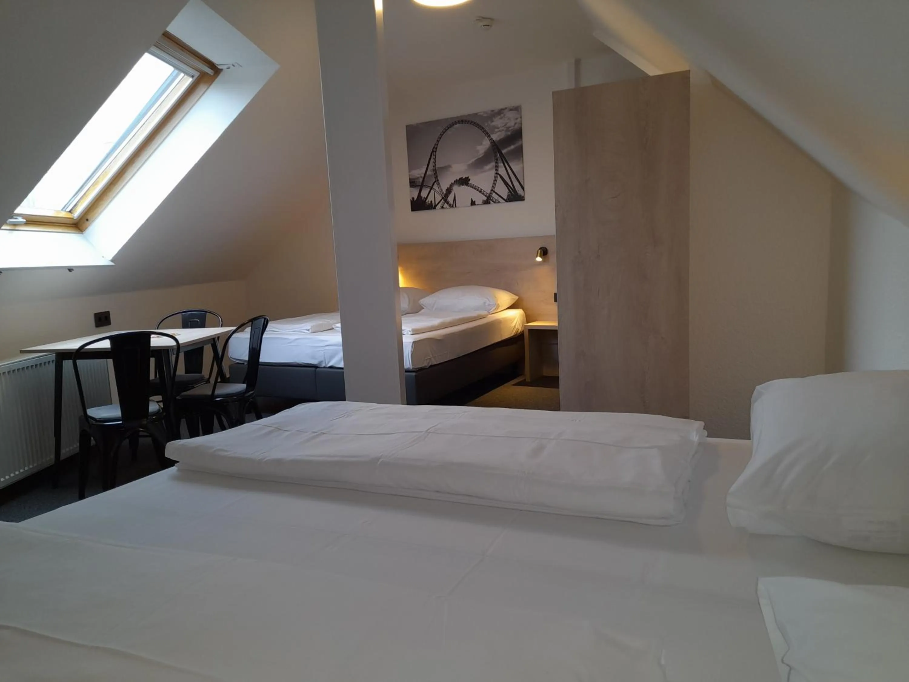 Photo of the whole room, Bed in Hotel am Park