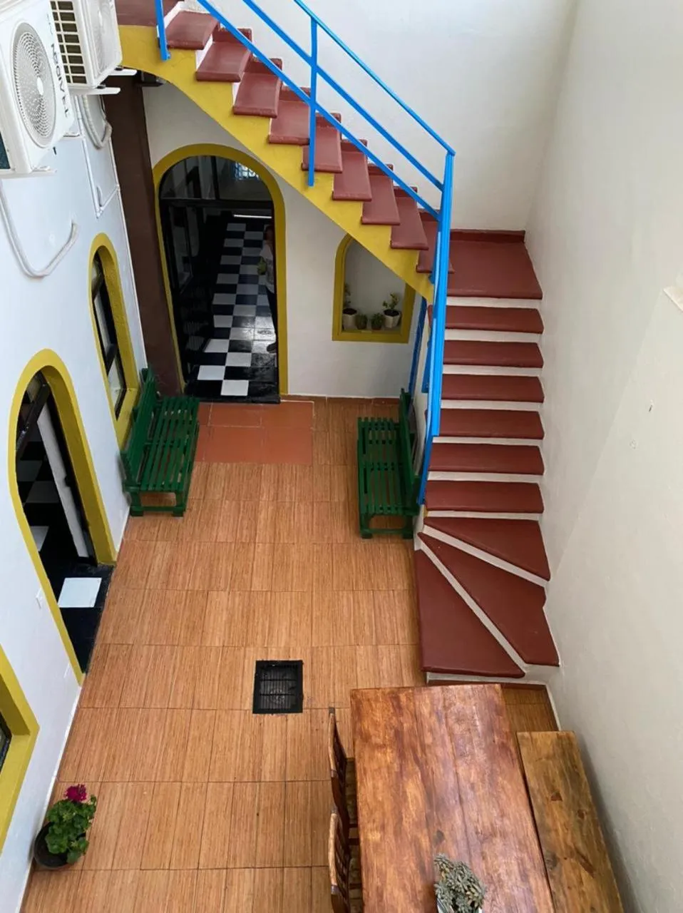 Balcony/Terrace in My Family In Monterrey - Hostel