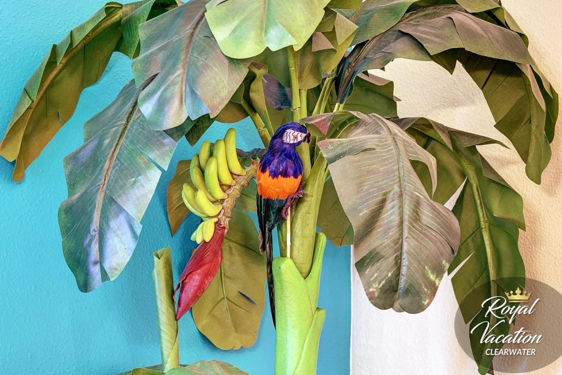 Decorative detail in Royal Tropical at Avalon Clearwater - Pool & Free Parking - 10 Min Drive to Clearwater Beach