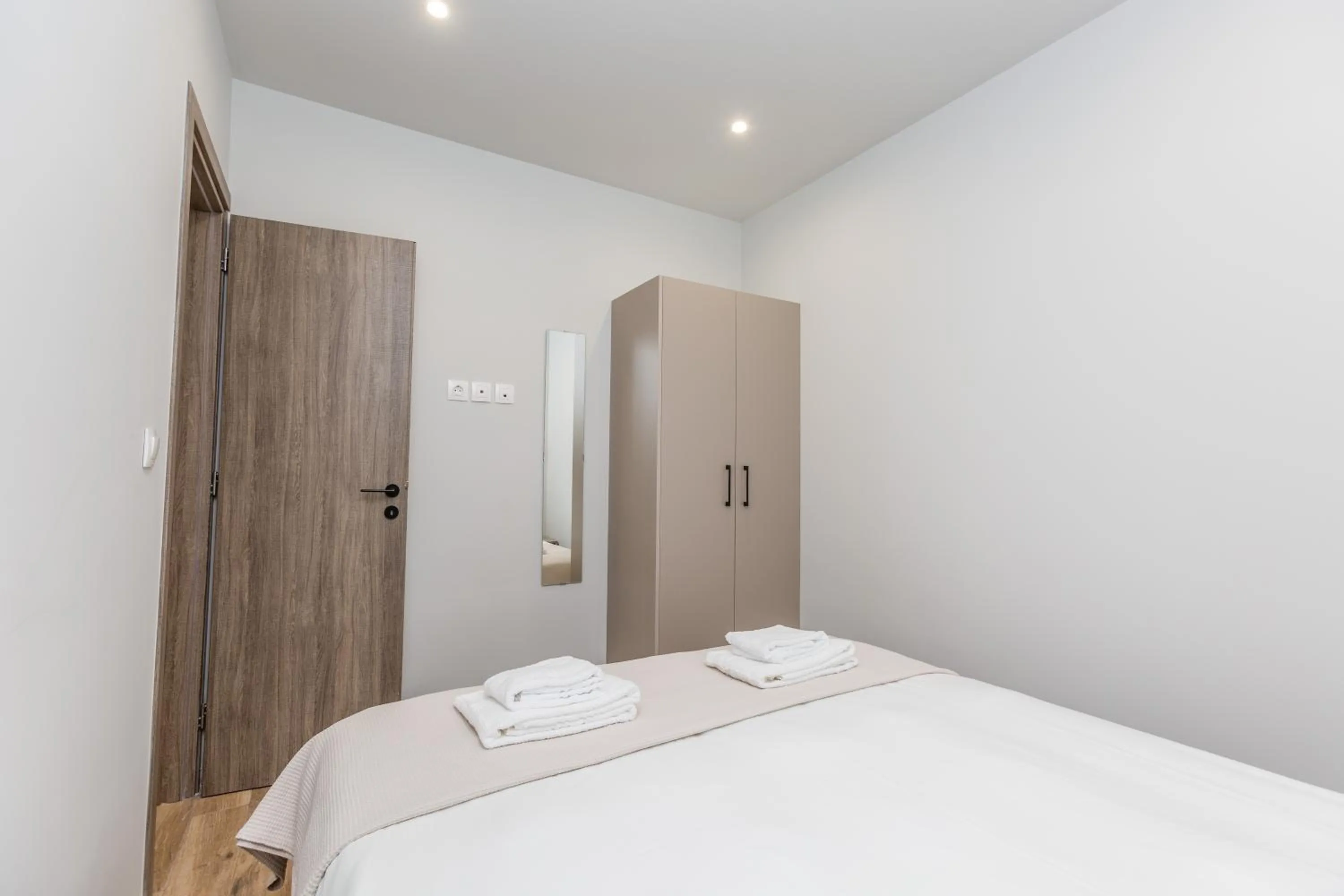 Bed in Raise Athens Metro Apartments