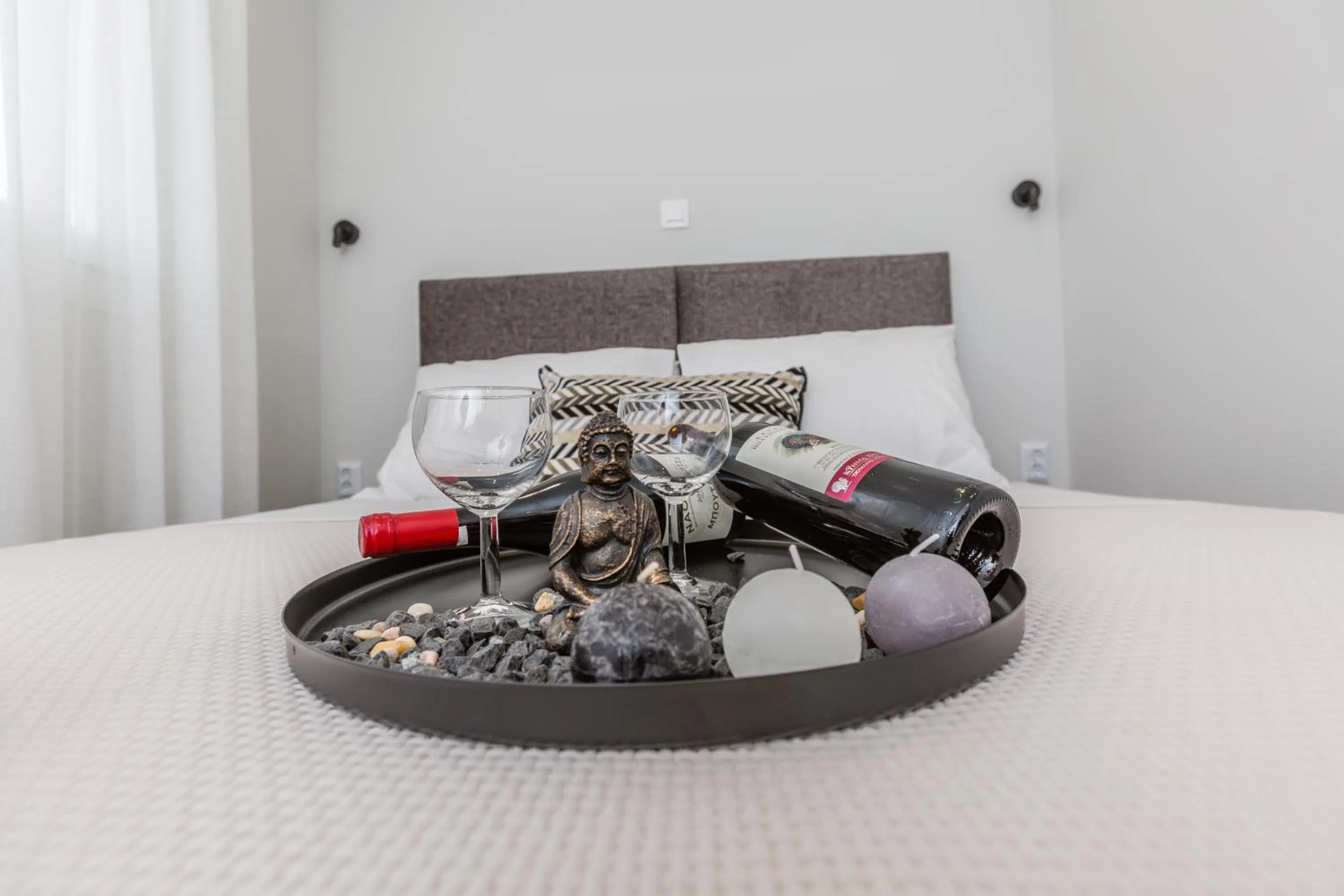 Bedroom in Raise Athens Metro Apartments