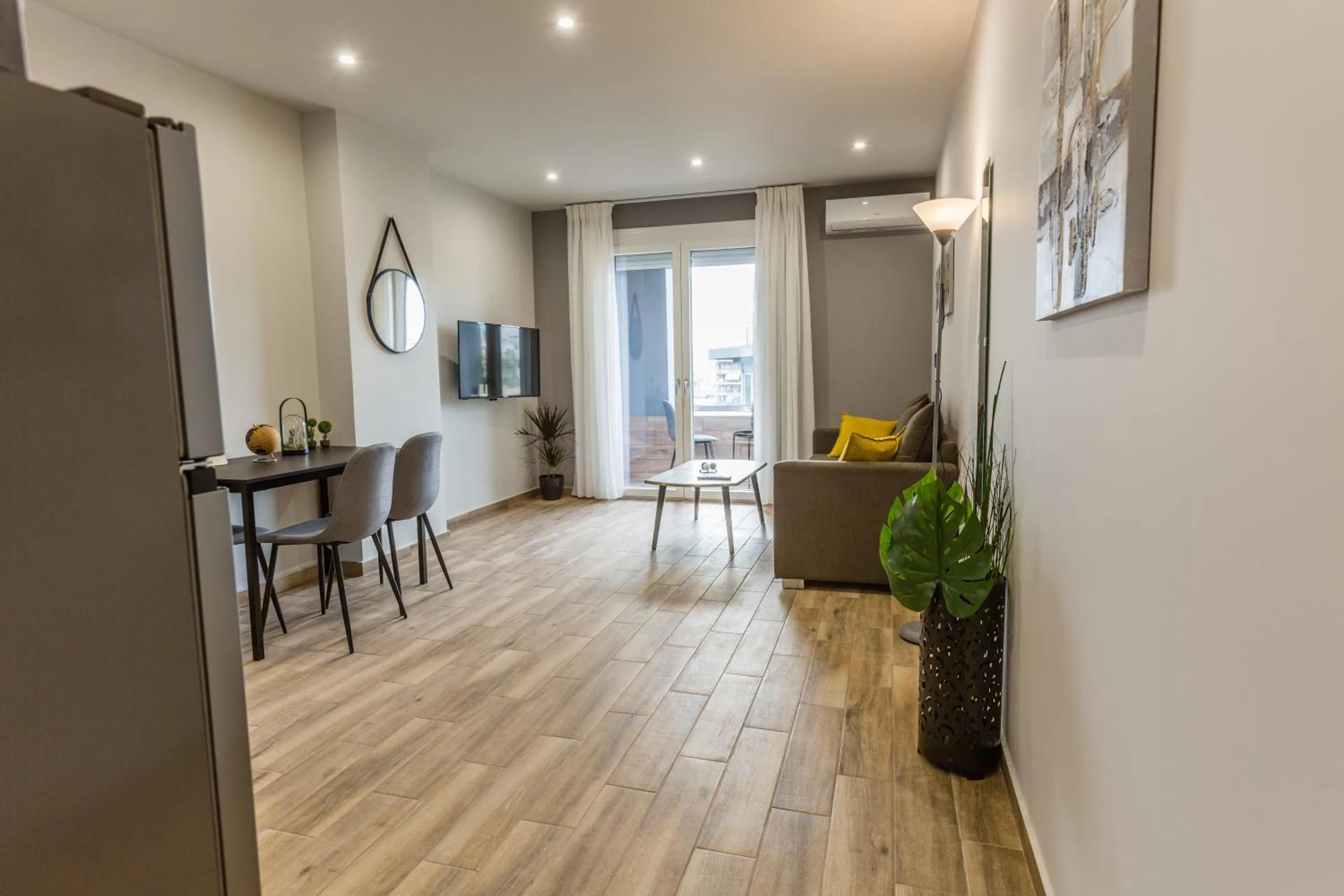 Living room in Raise Athens Metro Apartments