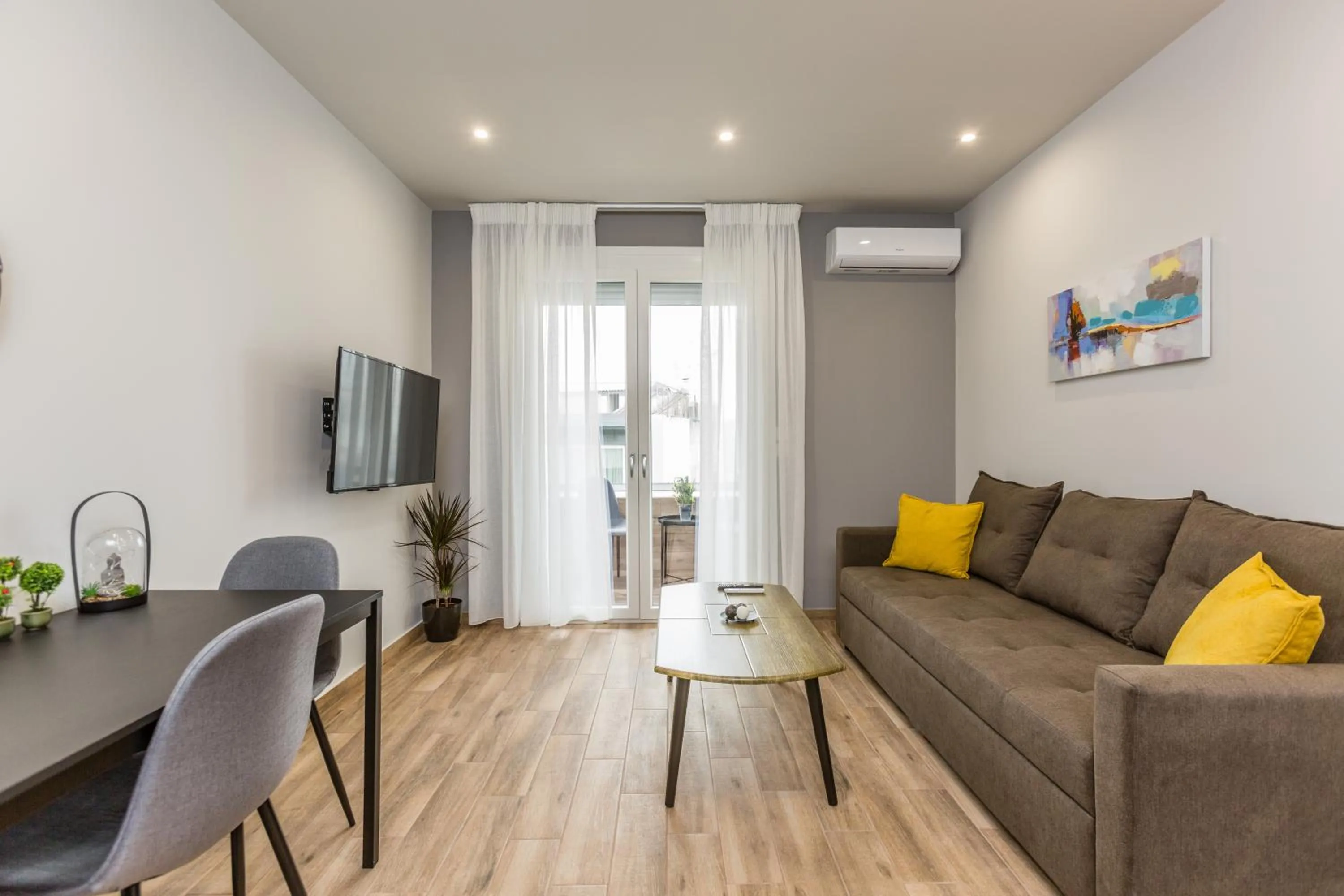 Living room in Raise Athens Metro Apartments