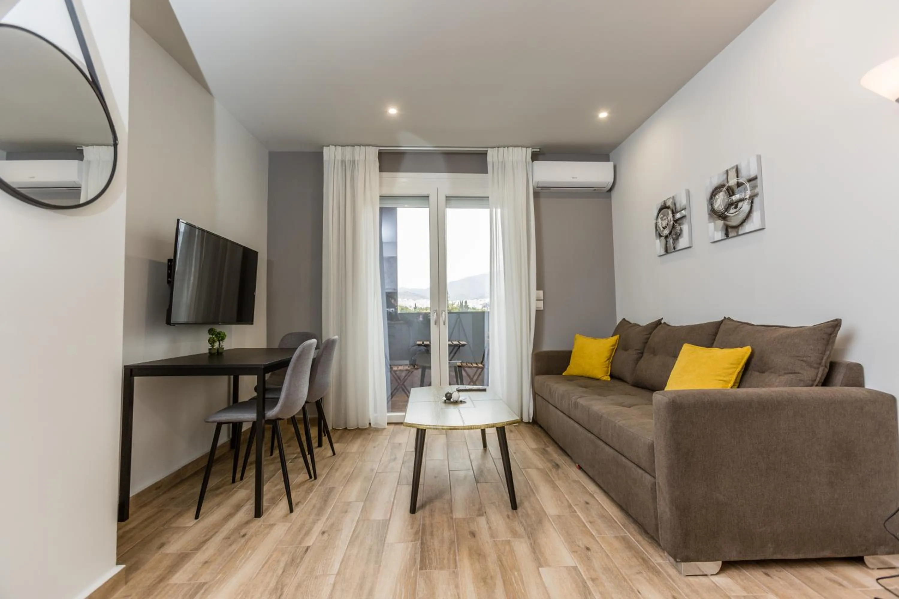 Living room in Raise Athens Metro Apartments