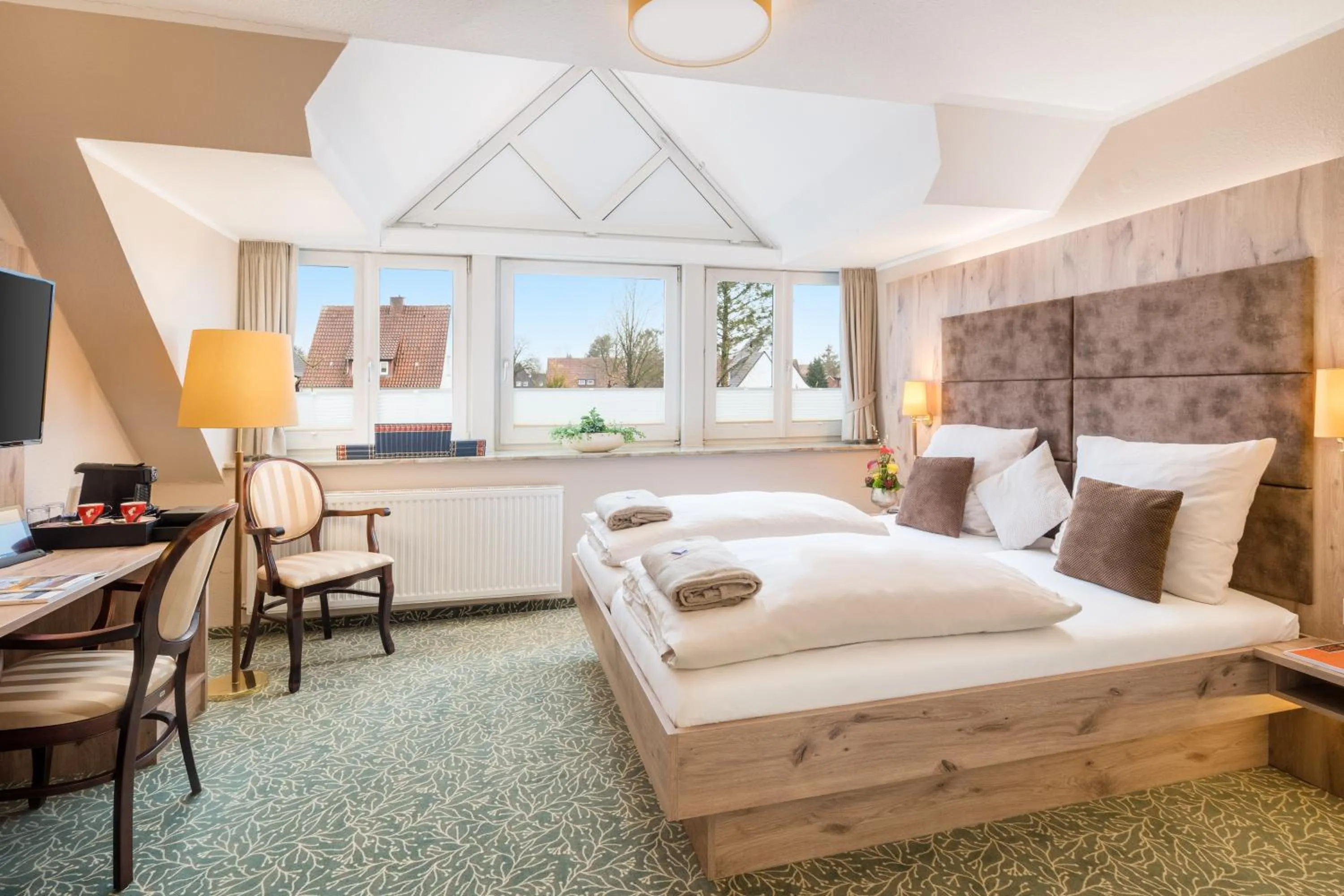 Bed in Hotel Stadtidyll & Dependancen