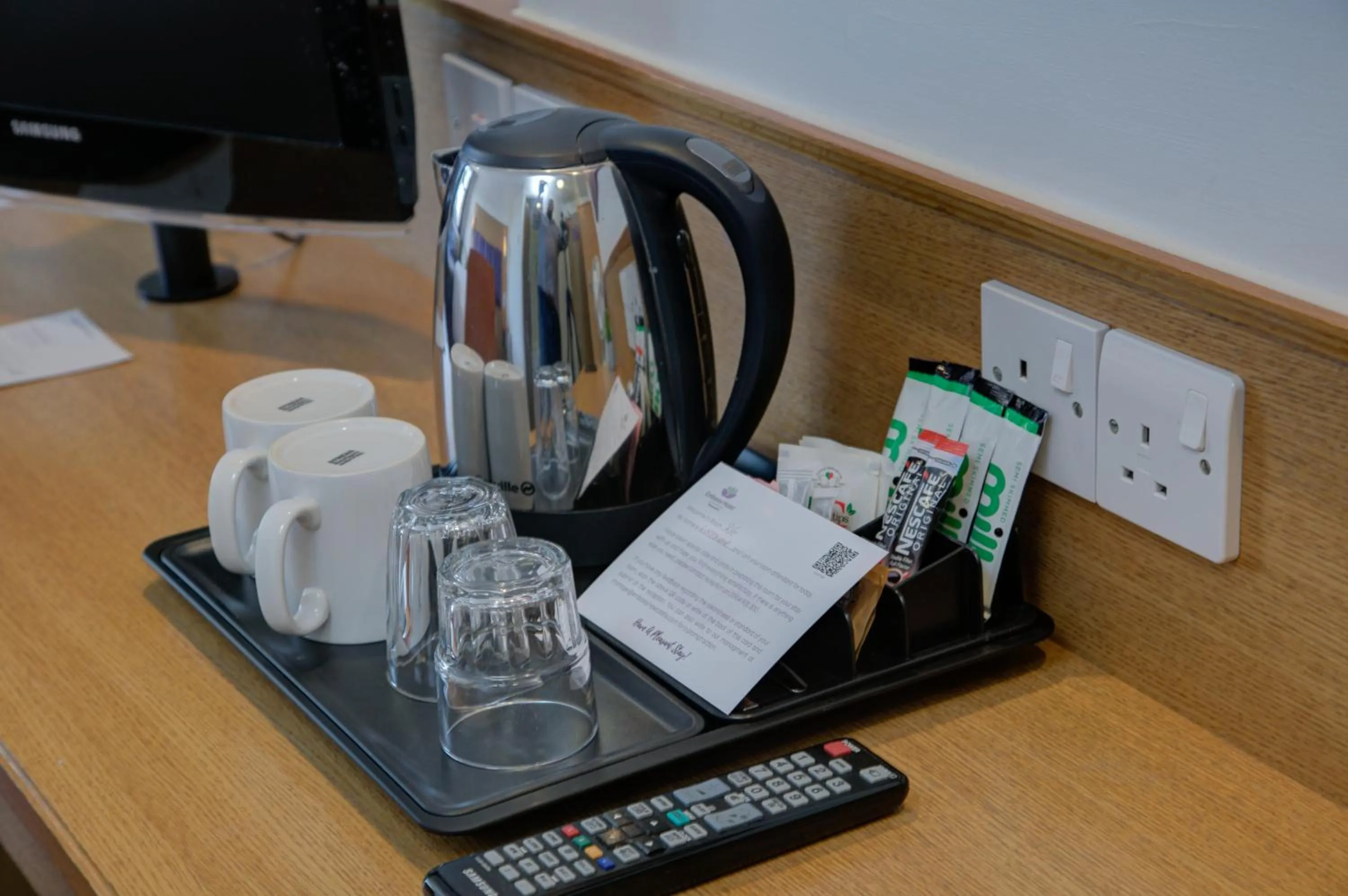 Coffee/tea facilities in Embassy Hotel, Gateshead Newcastle, Sure Hotel Collection by Best Western