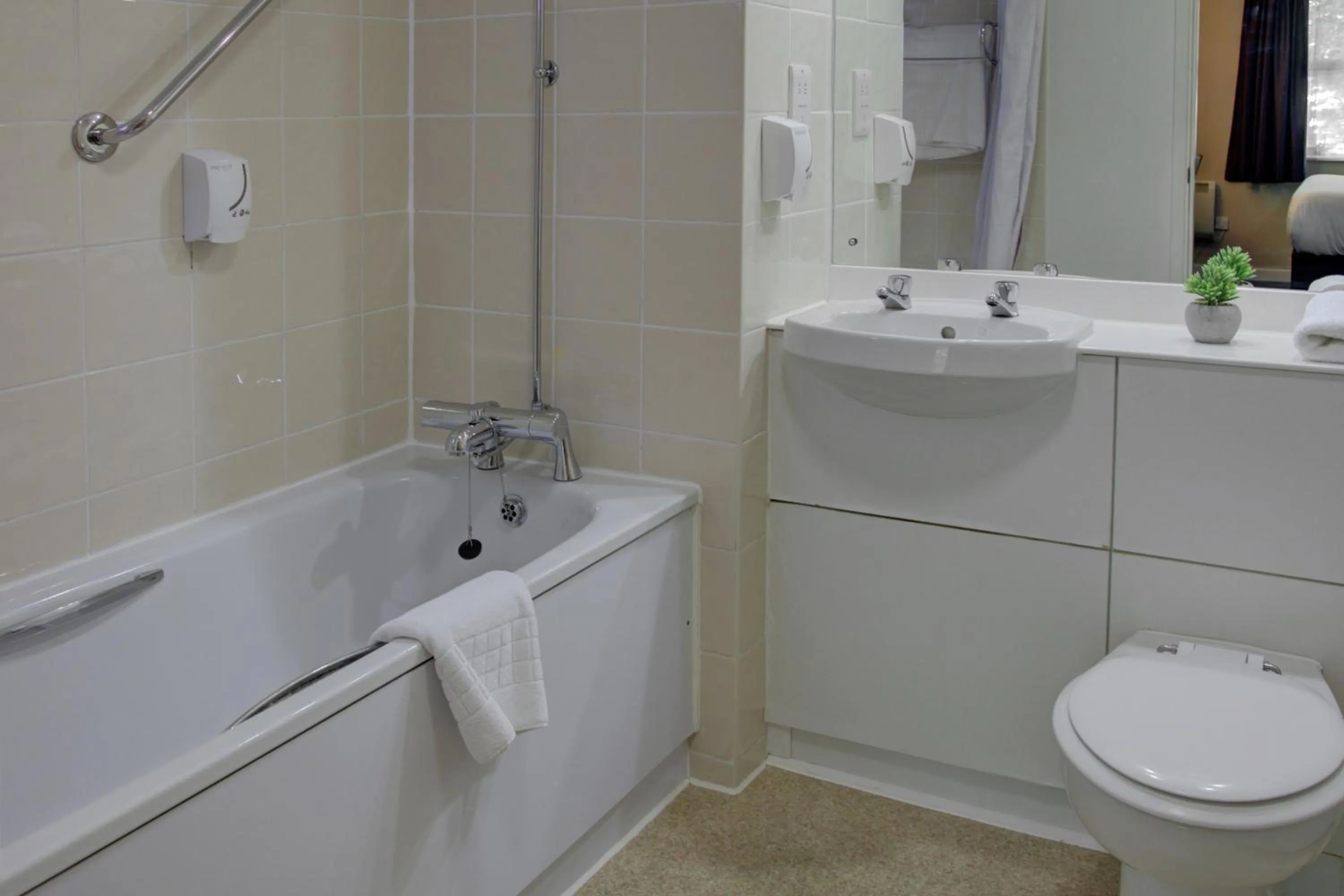 Bathroom in Embassy Hotel, Gateshead Newcastle, Sure Hotel Collection by Best Western