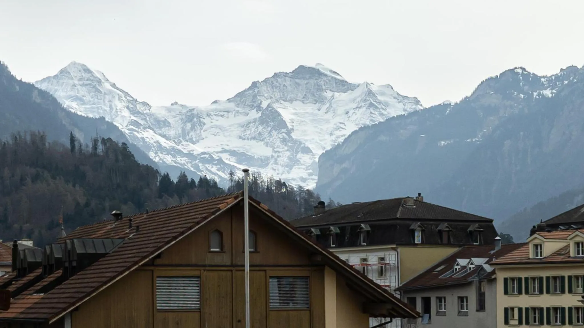Mountain view in Hotel Rössli