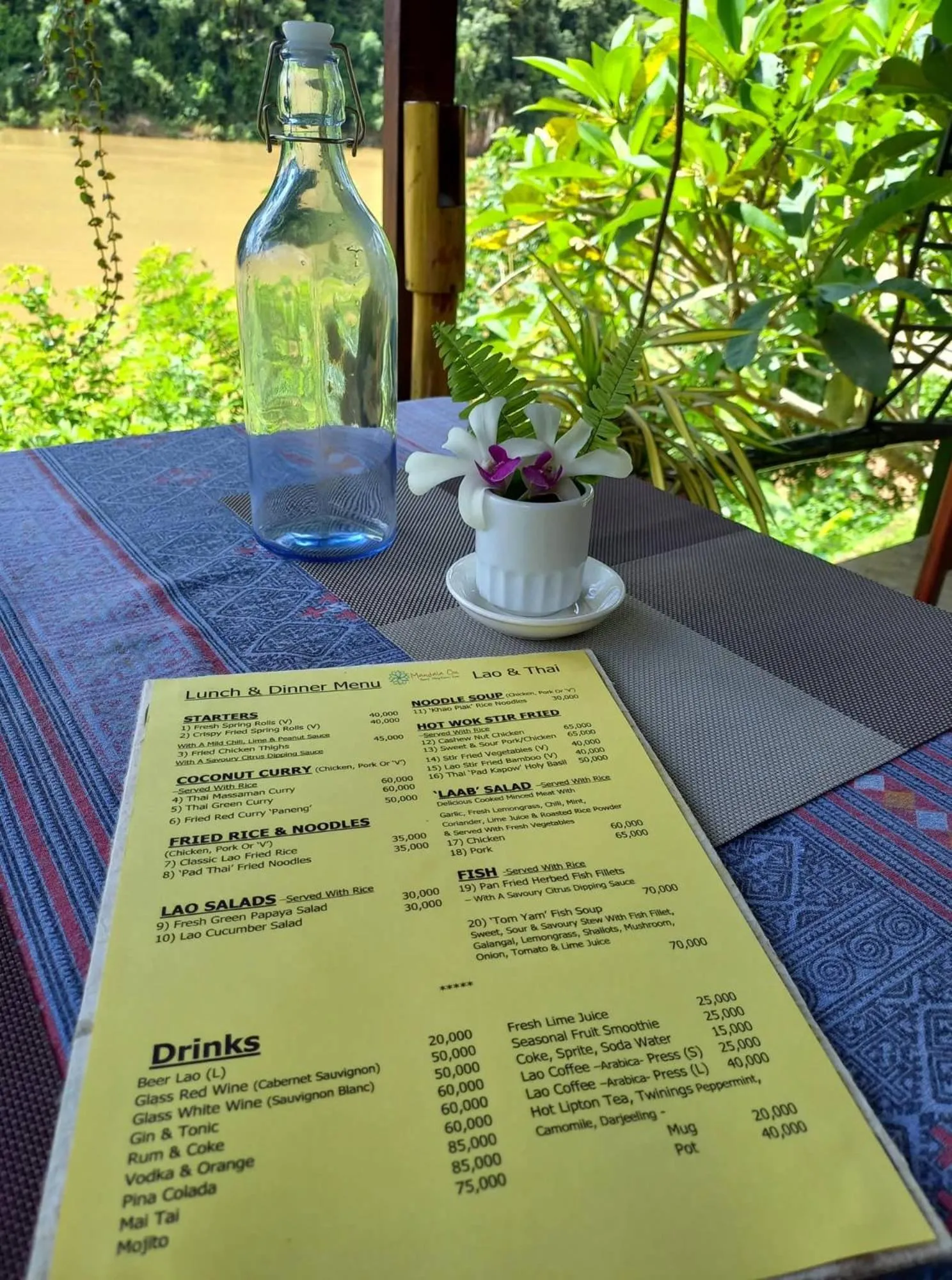 Food and drinks in Mandala Ou Resort