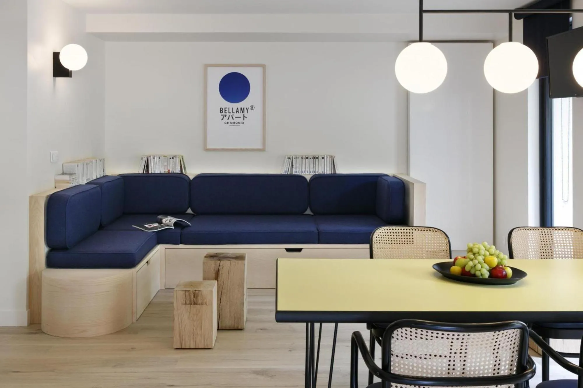 Living room in Appart'hôtel Bellamy Chamonix